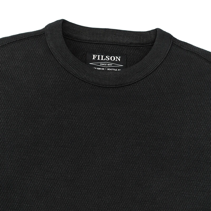 Filson- Waffle Knit Thermal Crewneck Navy