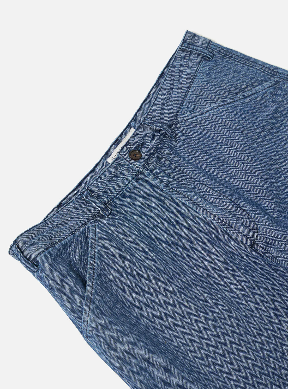 Universal Works - Utility Pant Indigo Denim Herringbone