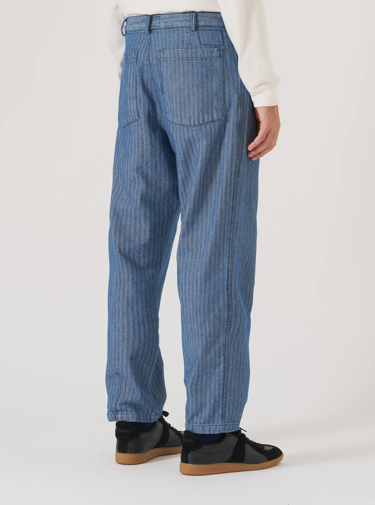Universal Works - Utility Pant Indigo Denim Herringbone
