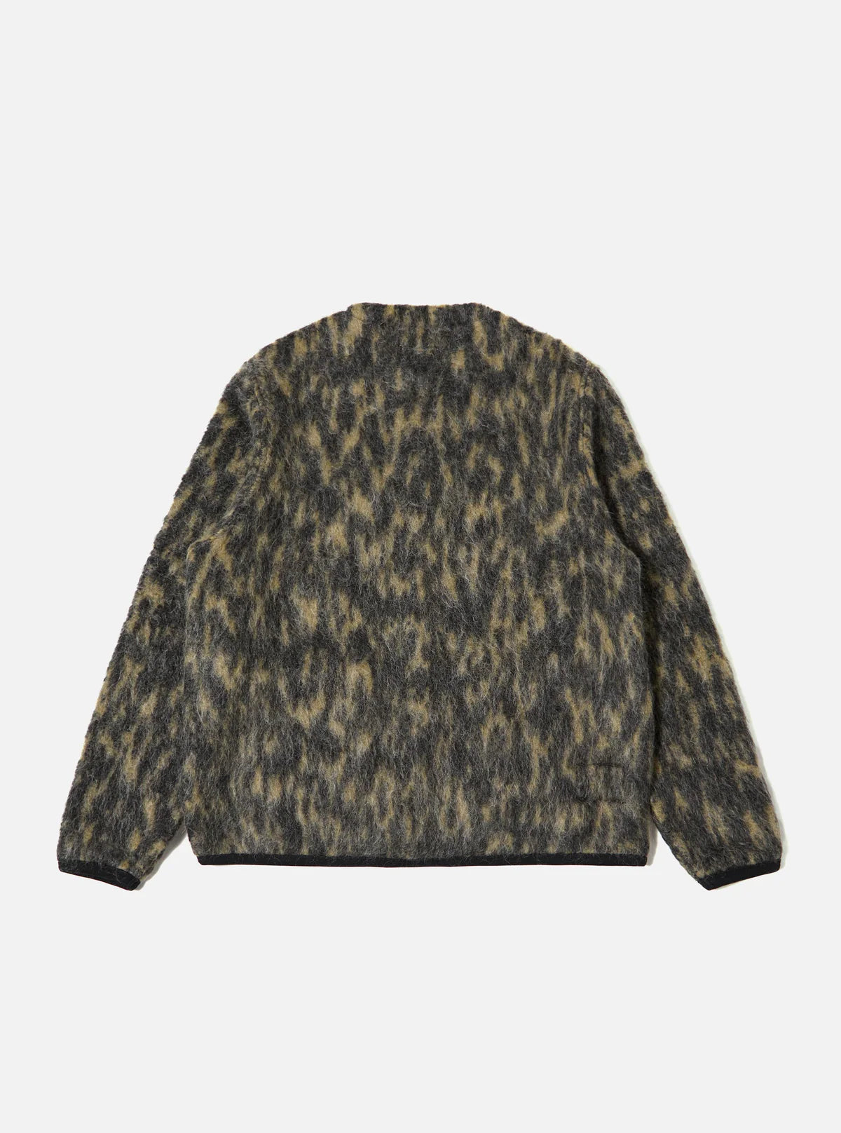 Universal Works - Cardigan in Charcoal Dolce Fleece