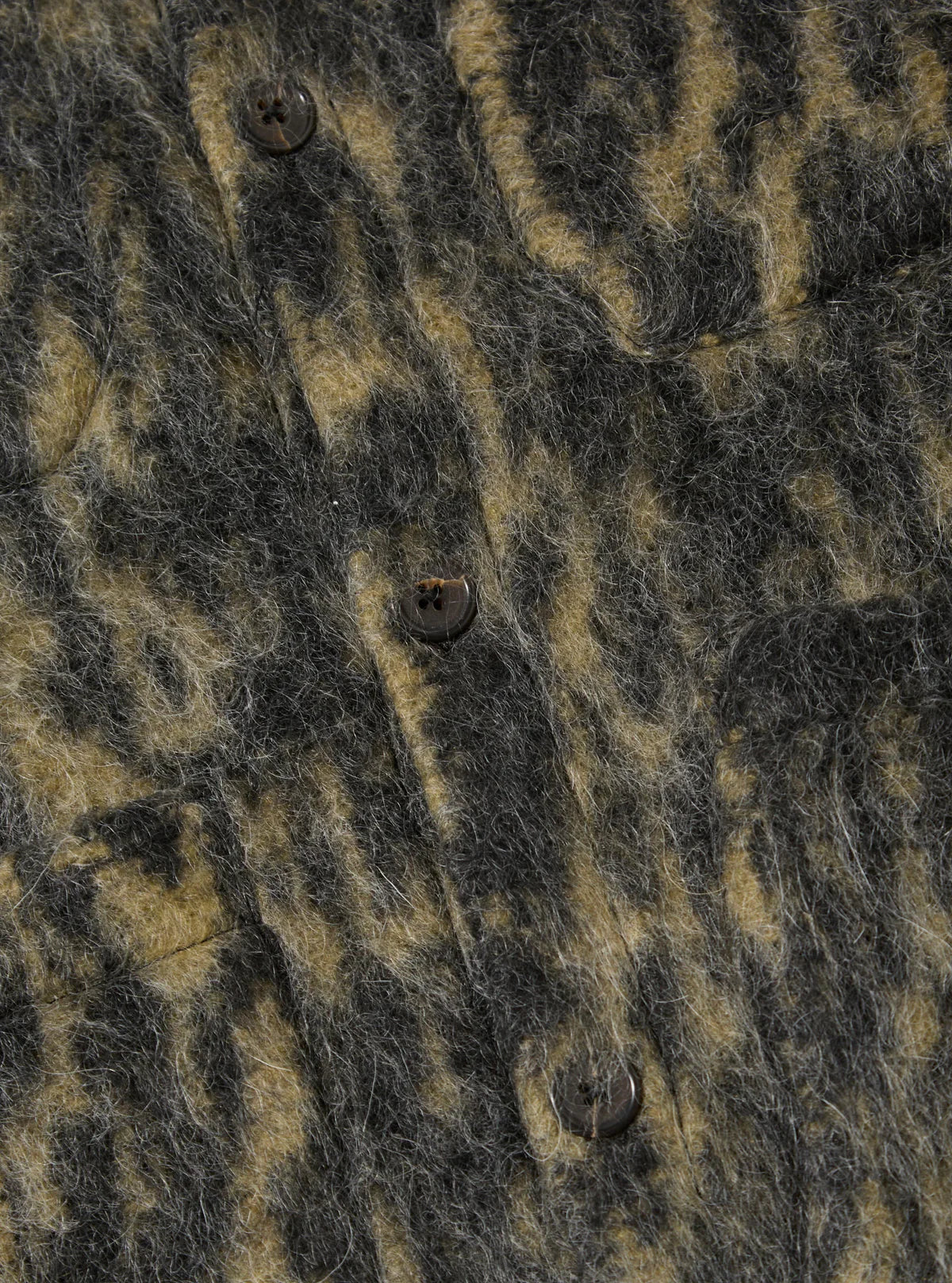 Universal Works - Cardigan in Charcoal Dolce Fleece
