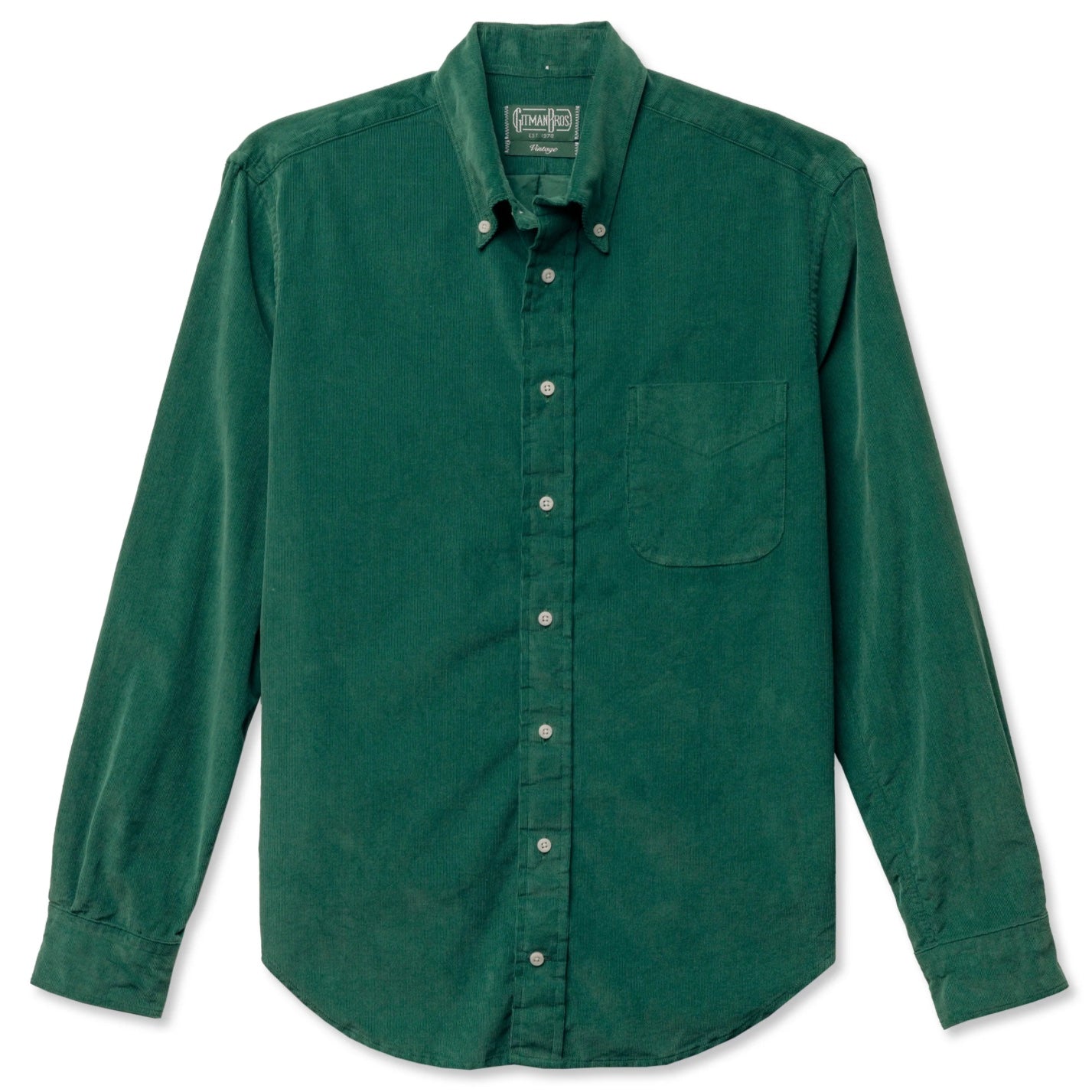 Gitman Vintage- Emerald Corduroy
