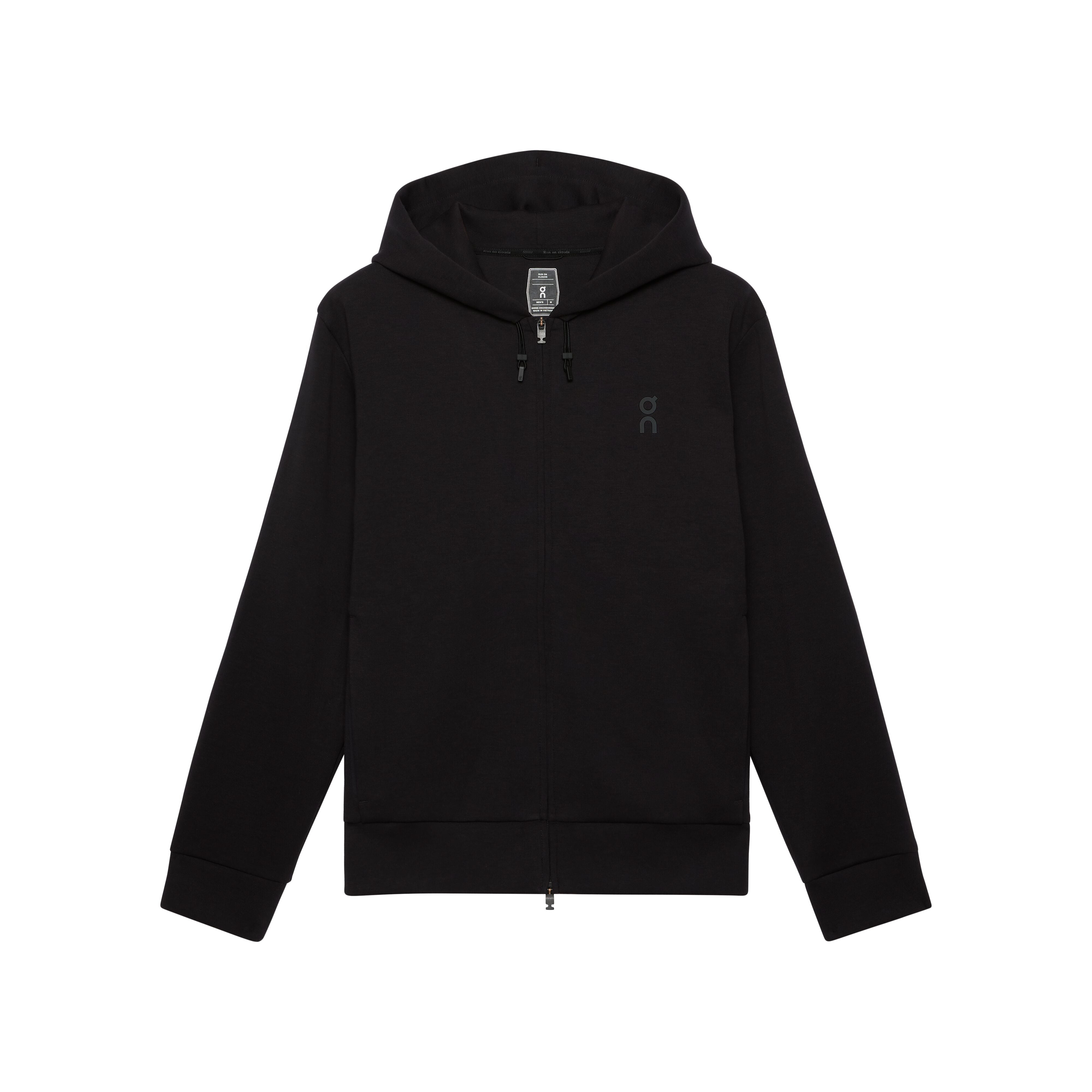 ON Running - Focus Tech Zip Hoodie in Black