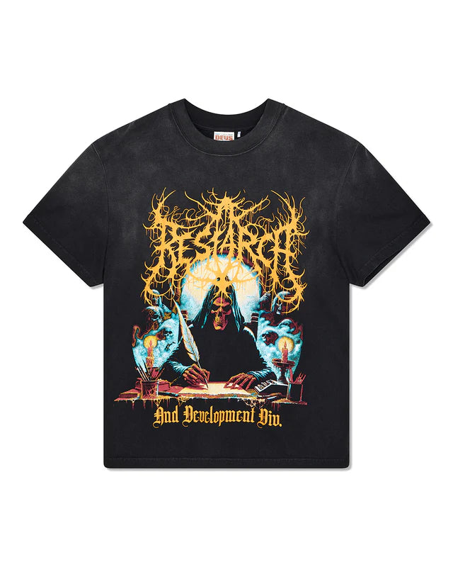 Deus ex Machina - R&D Tee in Anthracite