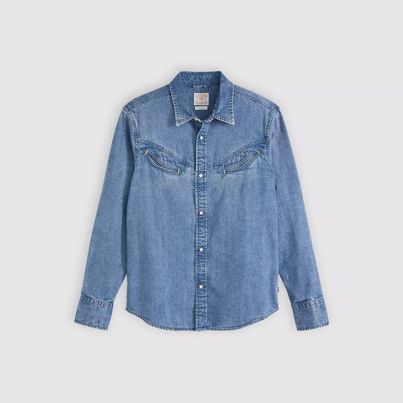 Levi’s - Smiley Western Shirt in Medium Indigo