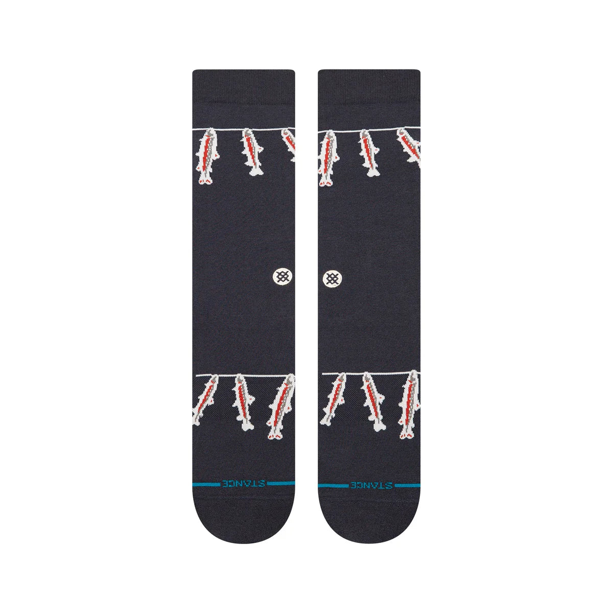 Stance - Gone Fishin Crew Sock in Navy