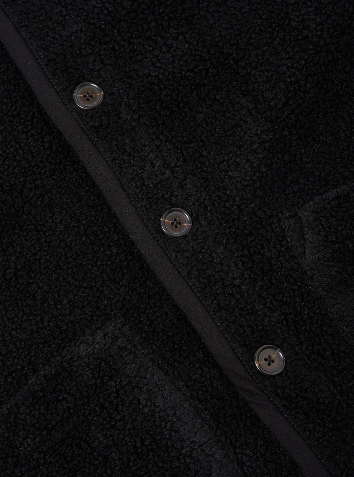 Universal Works- Lancaster Jacket in Black Mountain Fleece