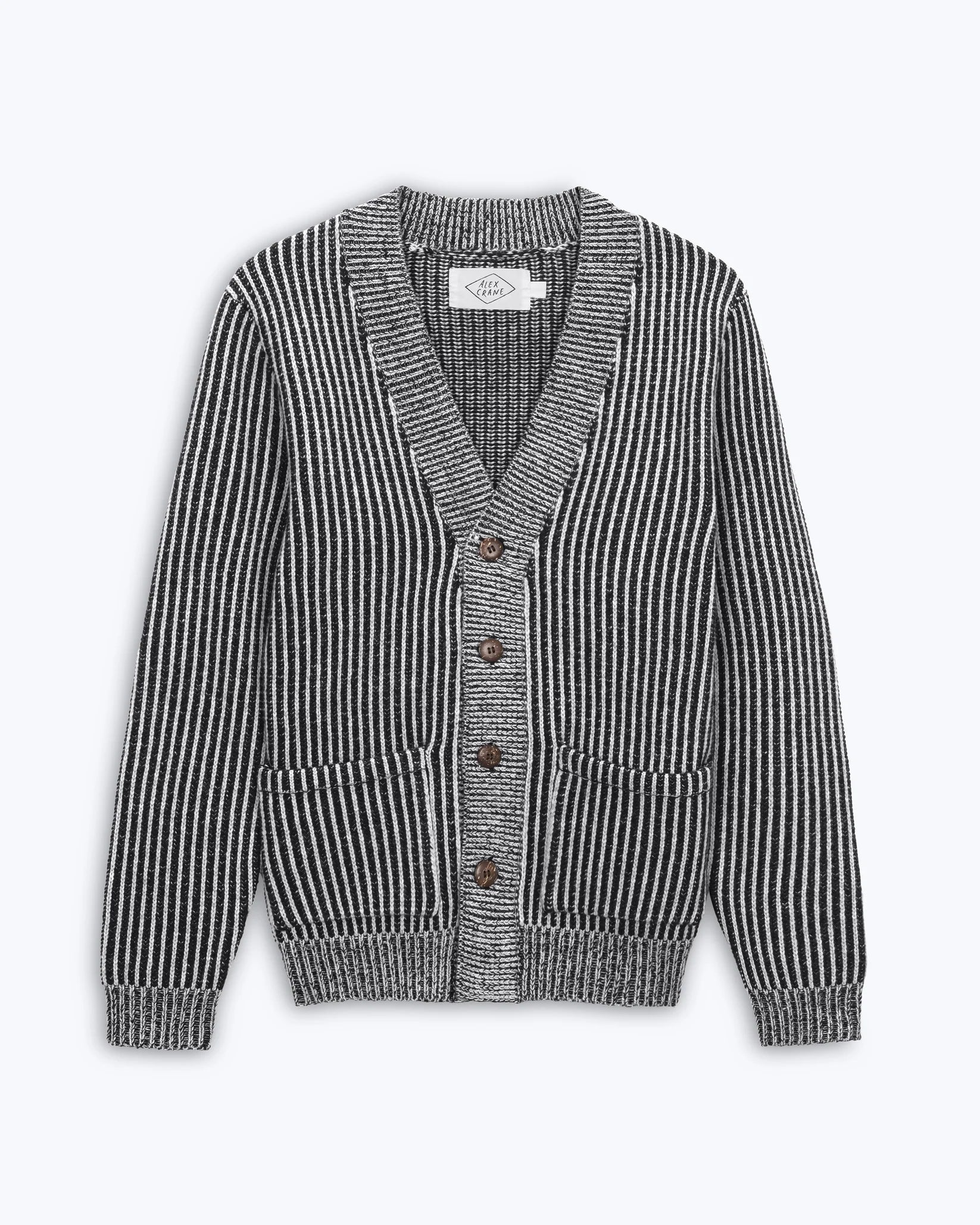 Alex Crane - Vale Cardigan in Lines