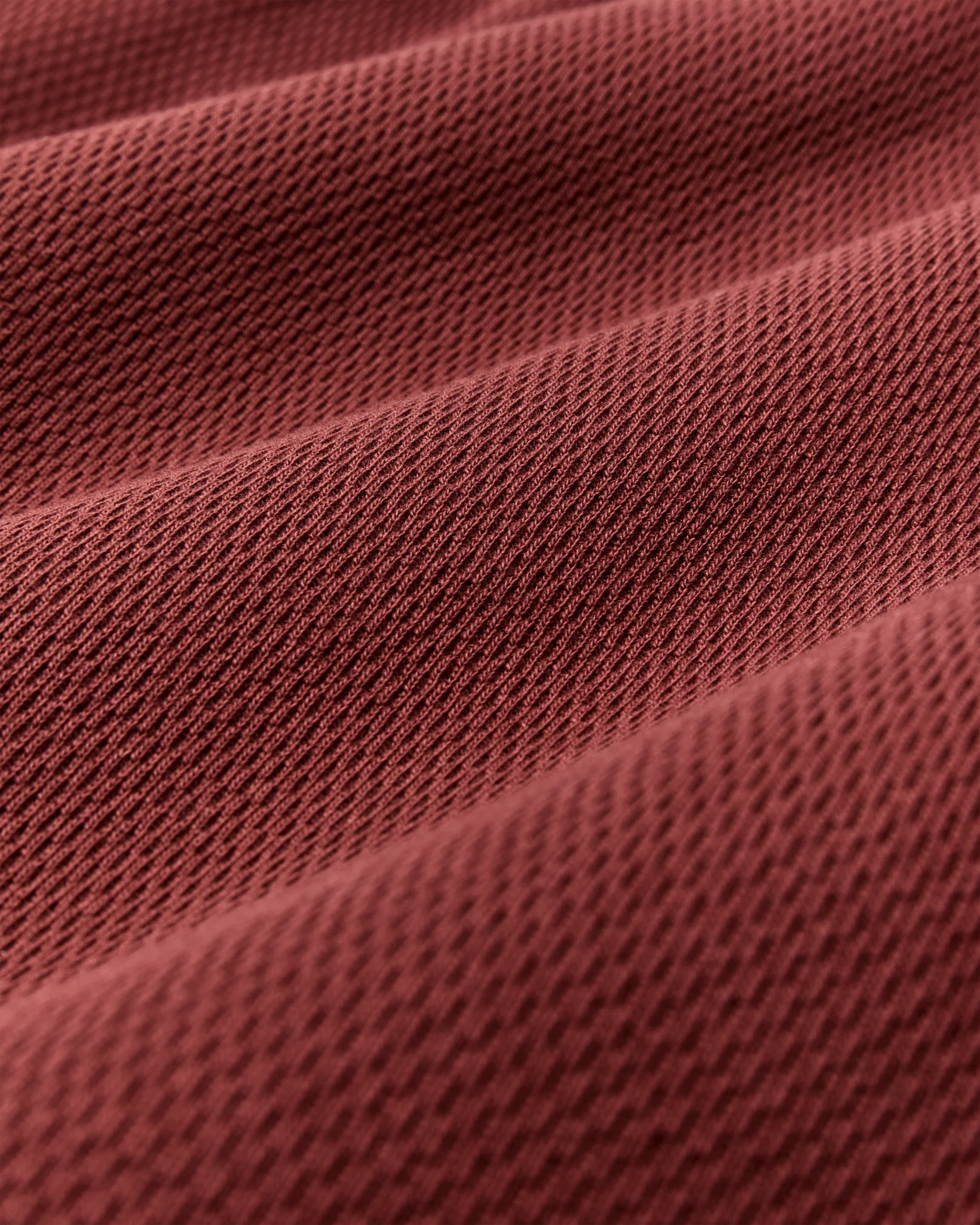 Filson- Waffle Knit Thermal Crewneck in Brick