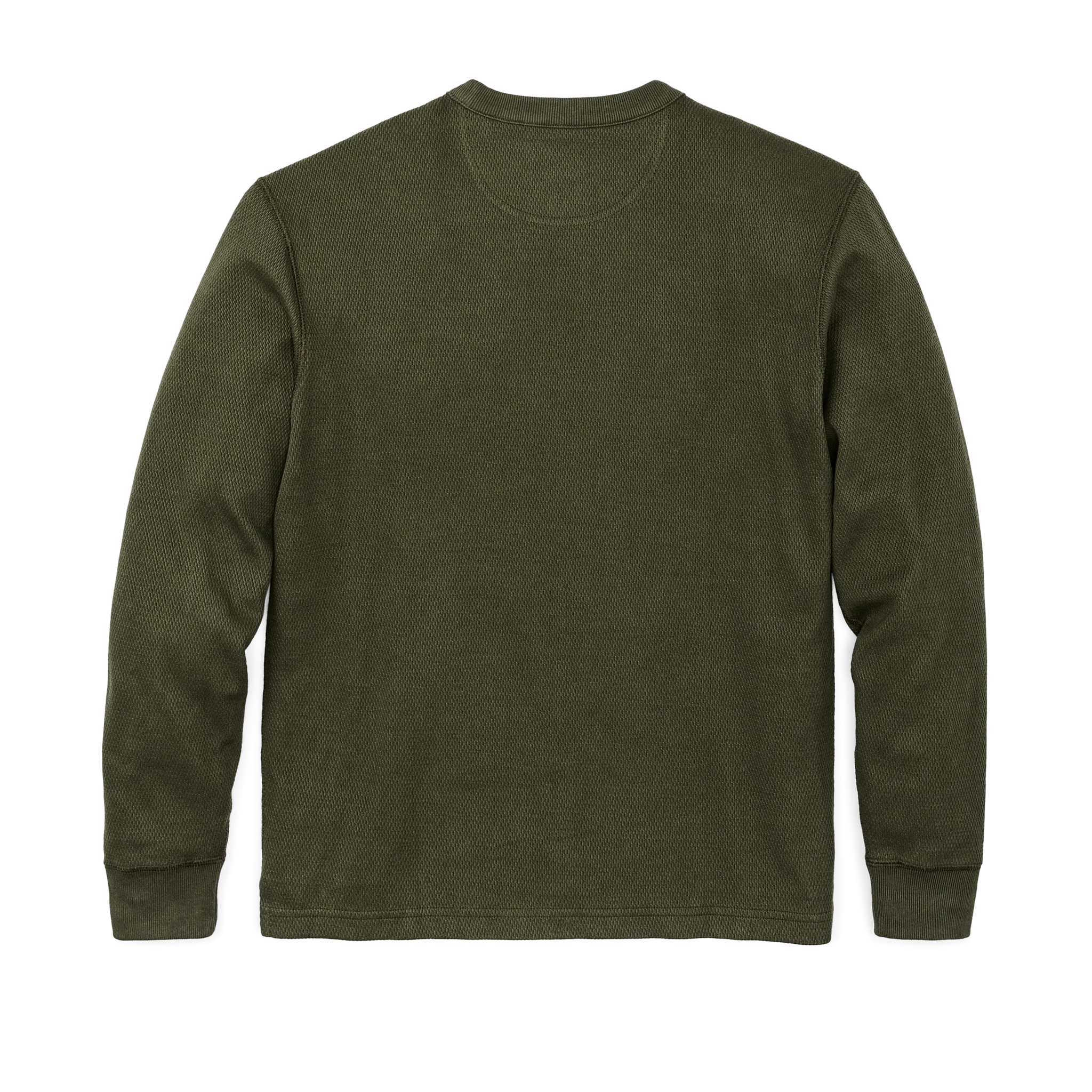 Filson- Waffle Knit Thermal Crewneck in Mossy Rock