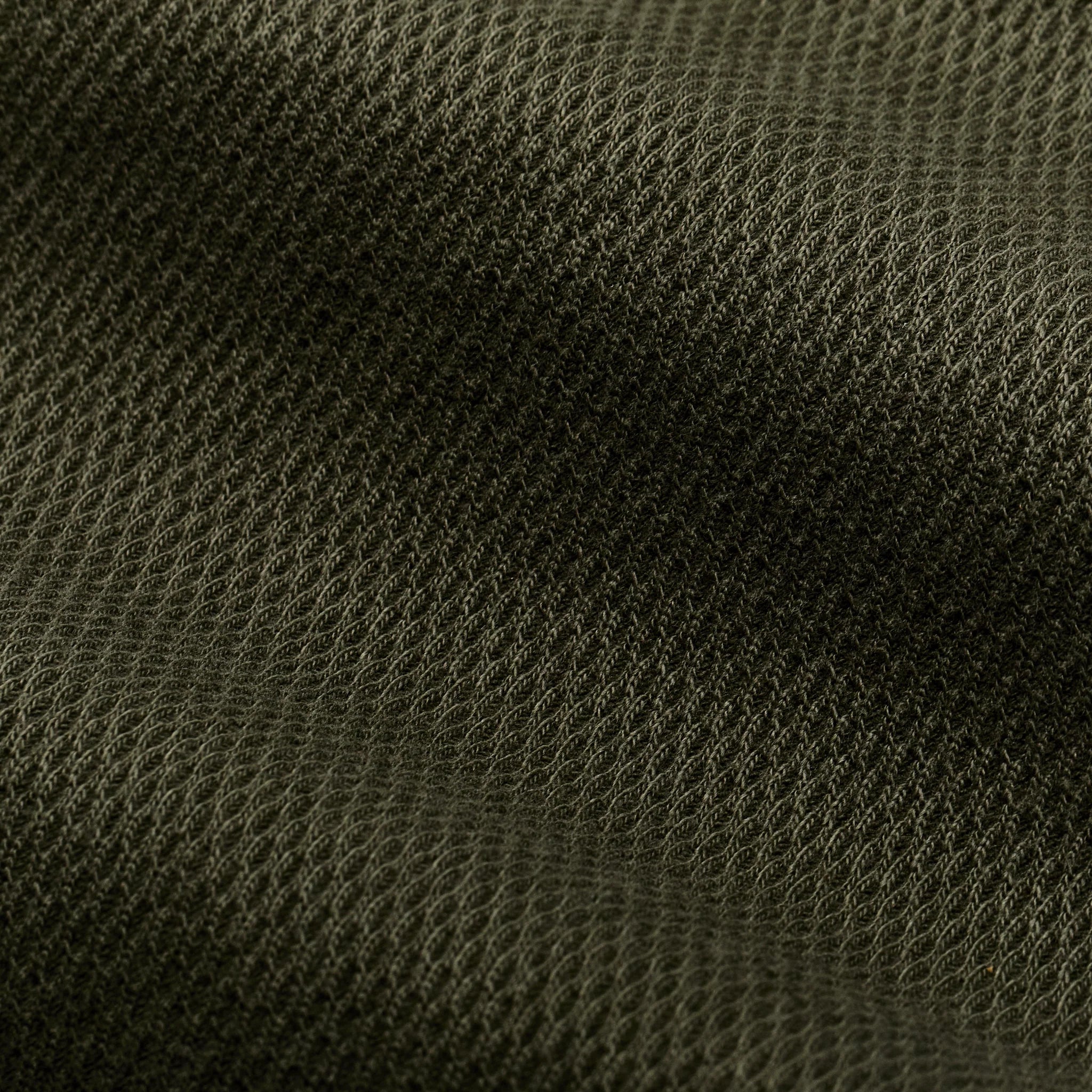 Filson- Waffle Knit Thermal Crewneck in Mossy Rock