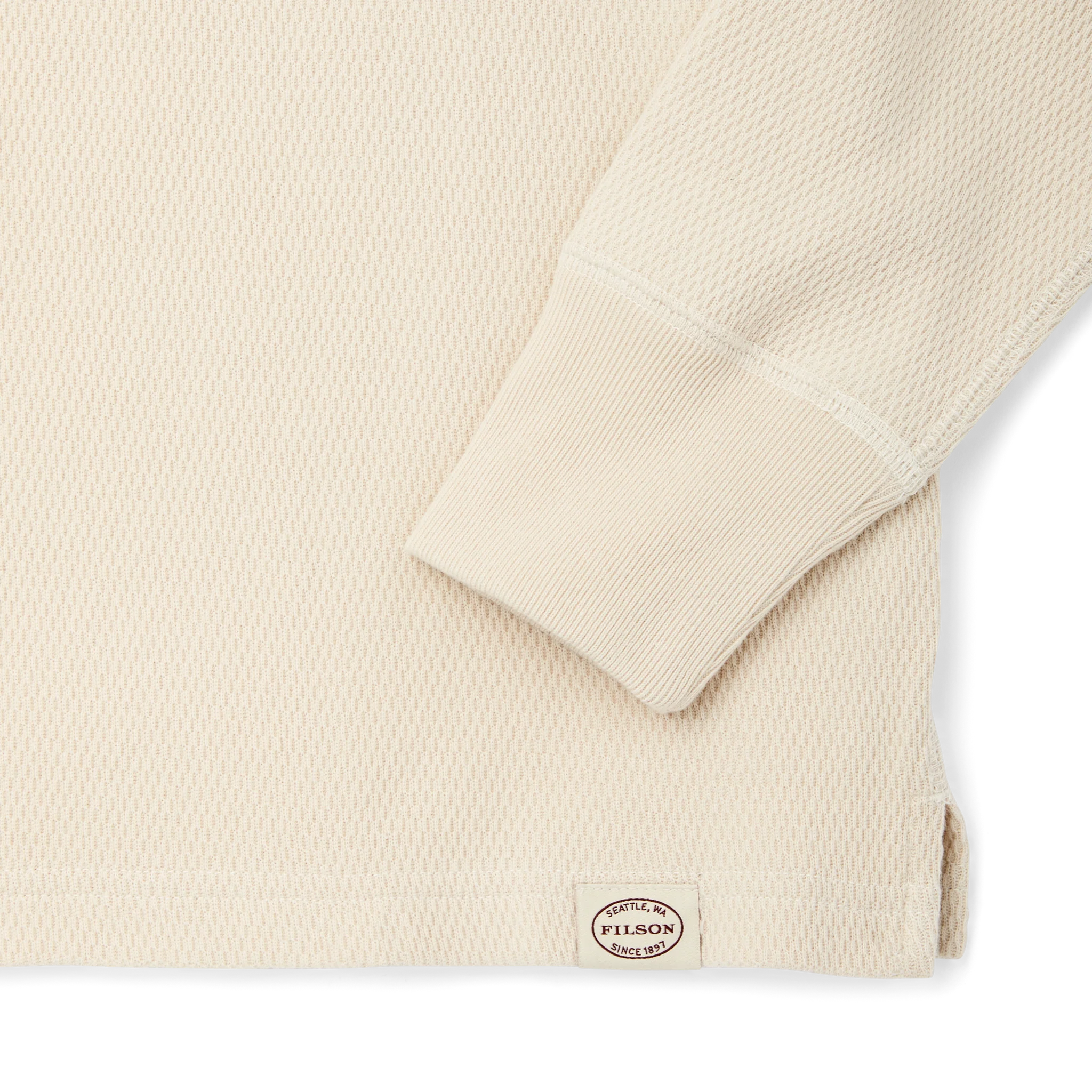 Filson - Waffle Knit Henley in Sand