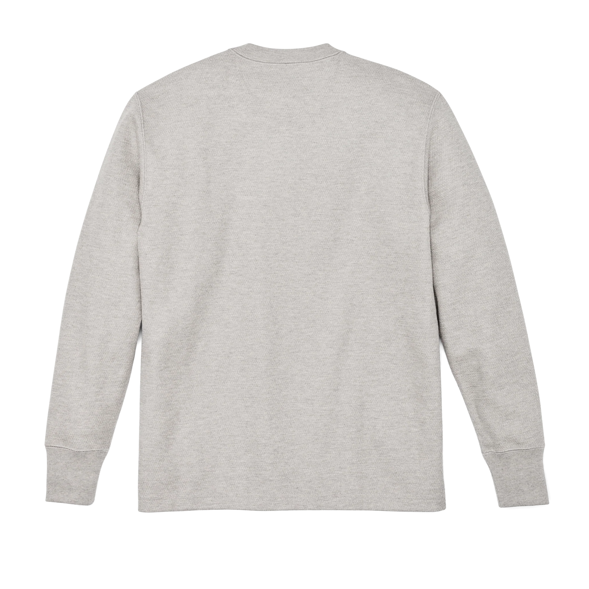 Filson - Waffle Knit Henley in Light Grey