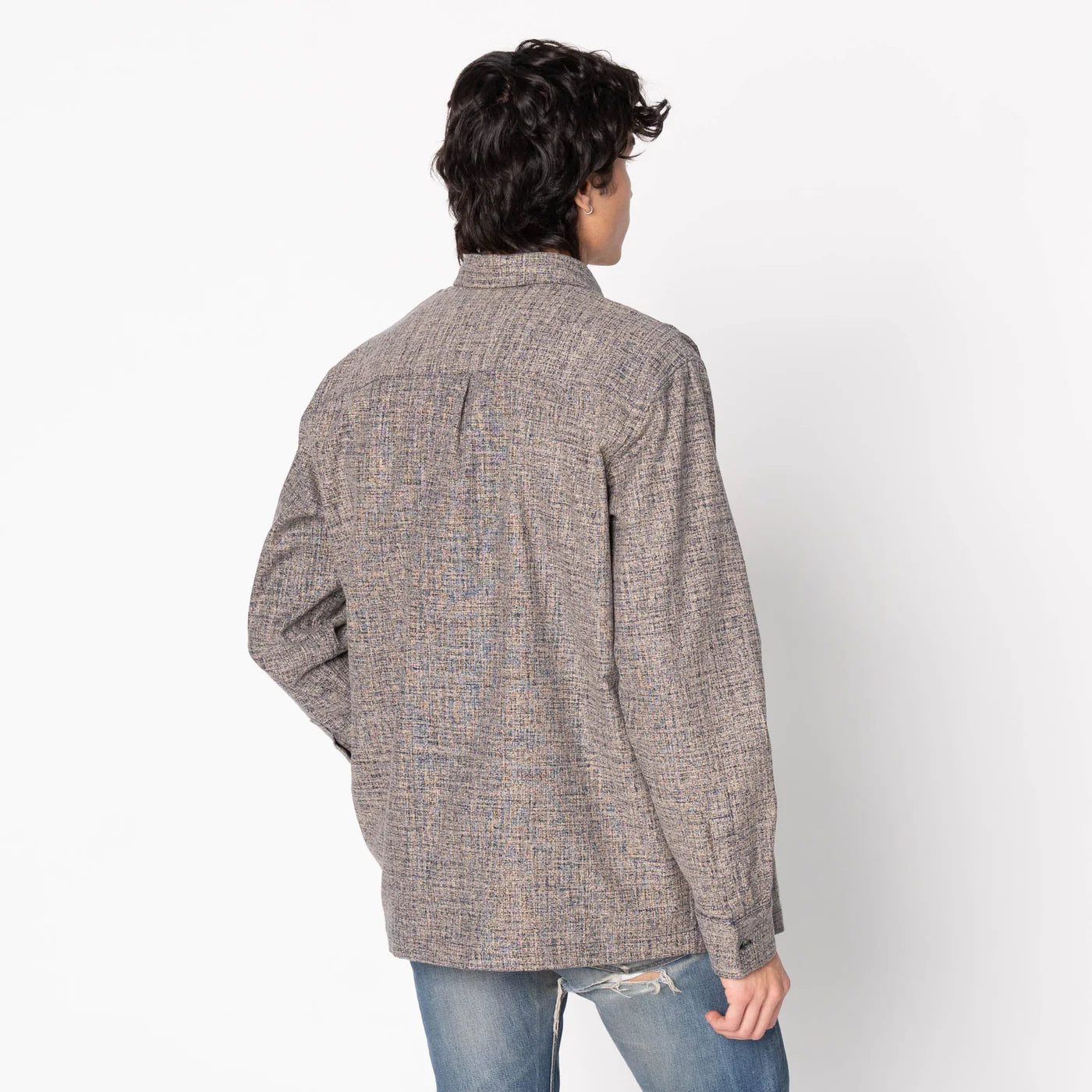 Naked & Famous - True Shirt in Kimono Scramble
