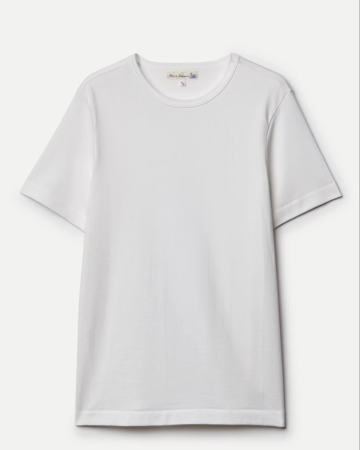 Merz b. Schwanen - 2M15 Vintage Machine Refined Classic Fit T-Shirt in White