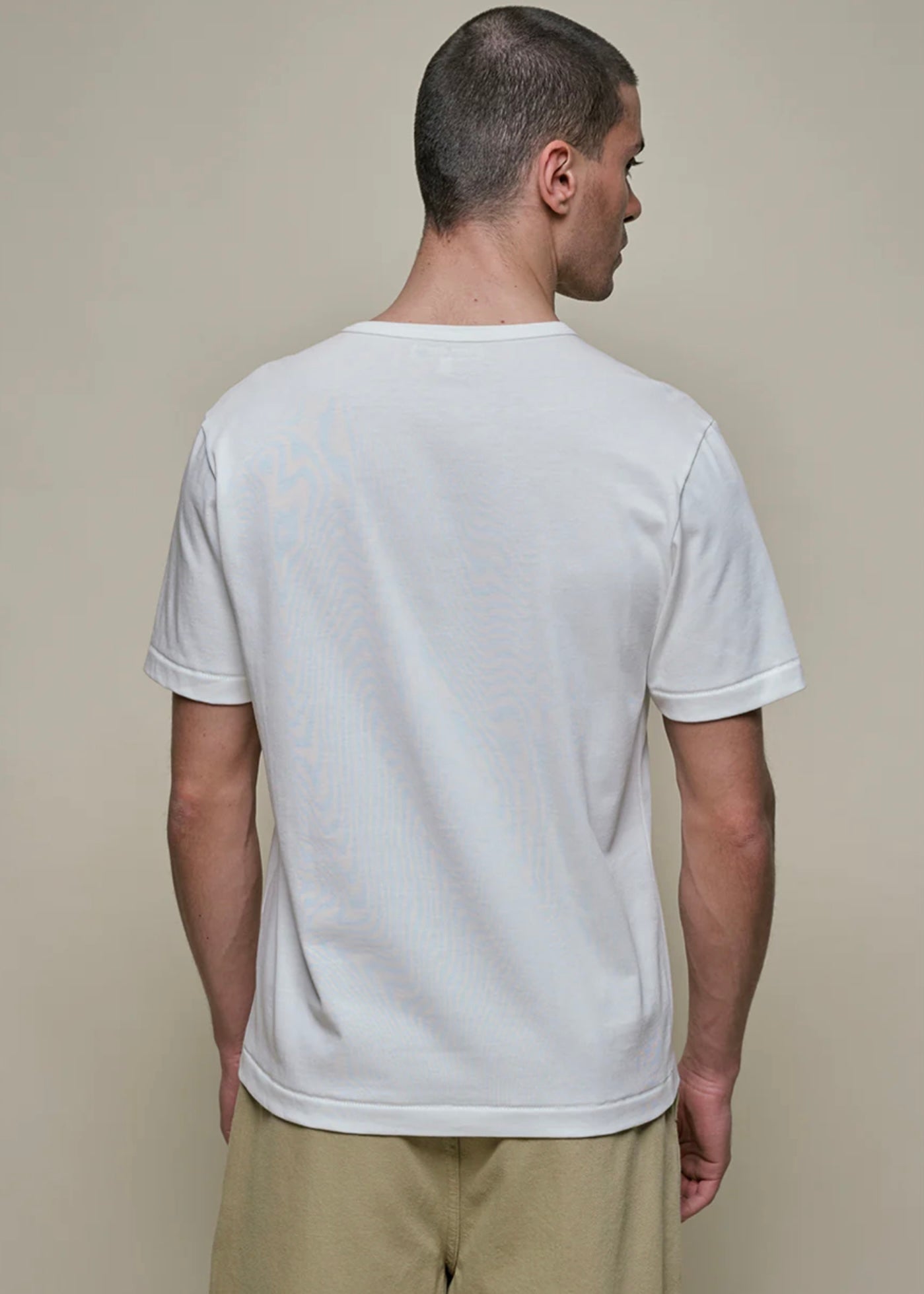 Merz b. Schwanen - 2M15 Vintage Machine Refined Classic Fit T-Shirt in White