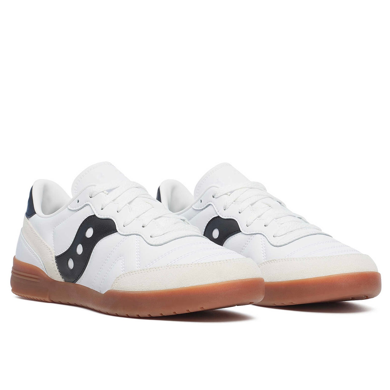 Saucony - 586i Leather in White/Black