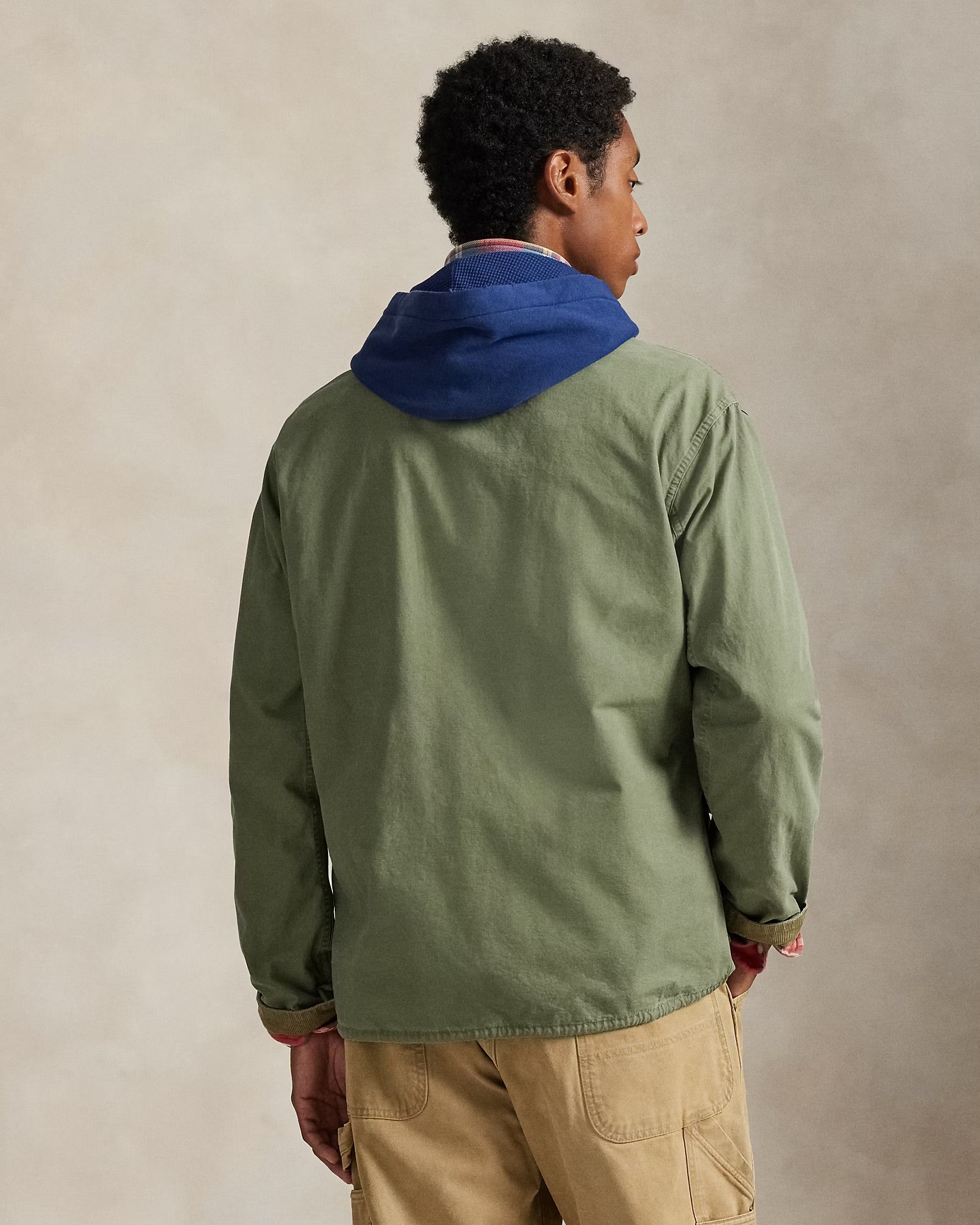 Polo Ralph Lauren - Cotton Canvas Overshirt in Olive