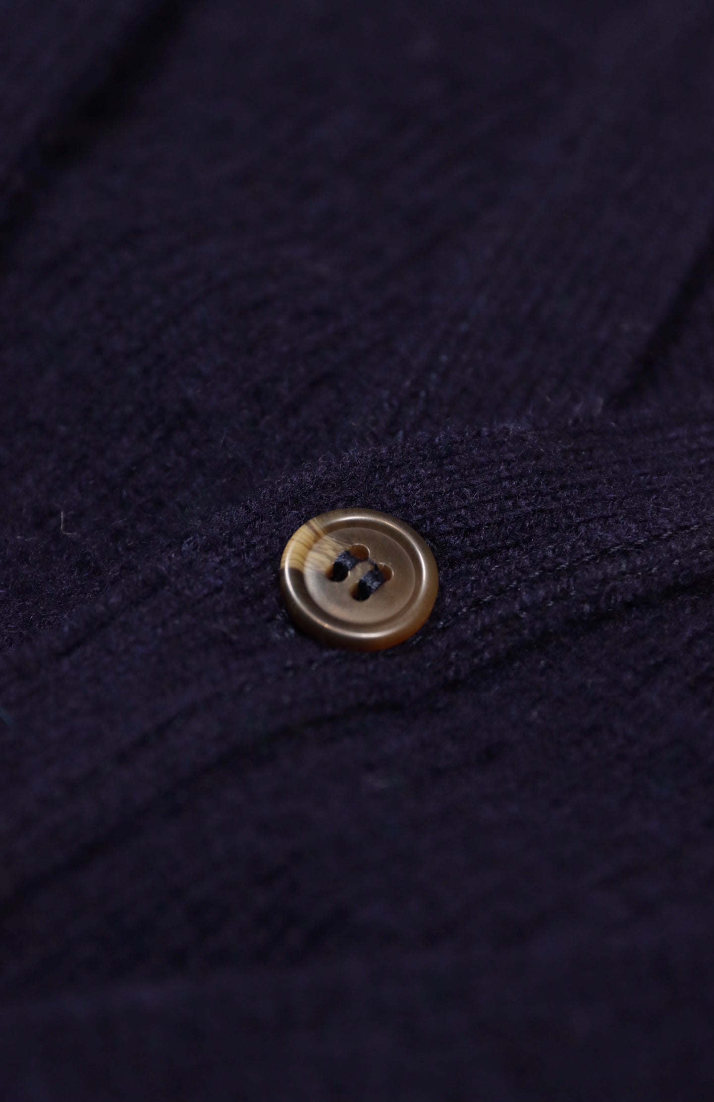 Harley of Scotland- Shaggy Cardigan in New Navy