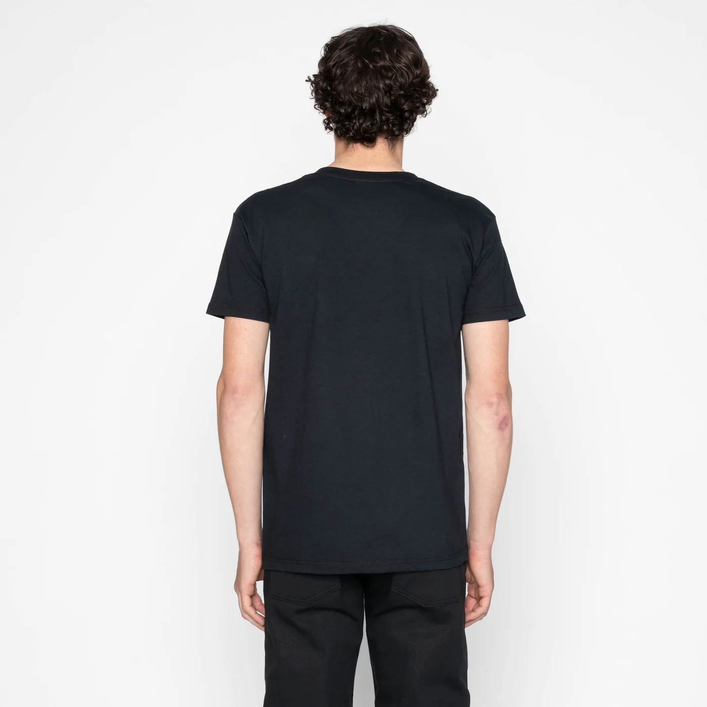 Naked & Famous - Pocket Tee in Black + Dobby Bands