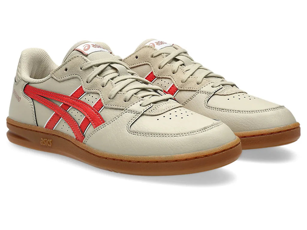 Asics - Skyhand OG in Feather Grey and Red Snapper