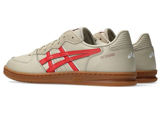 Asics - Skyhand OG in Feather Grey and Red Snapper