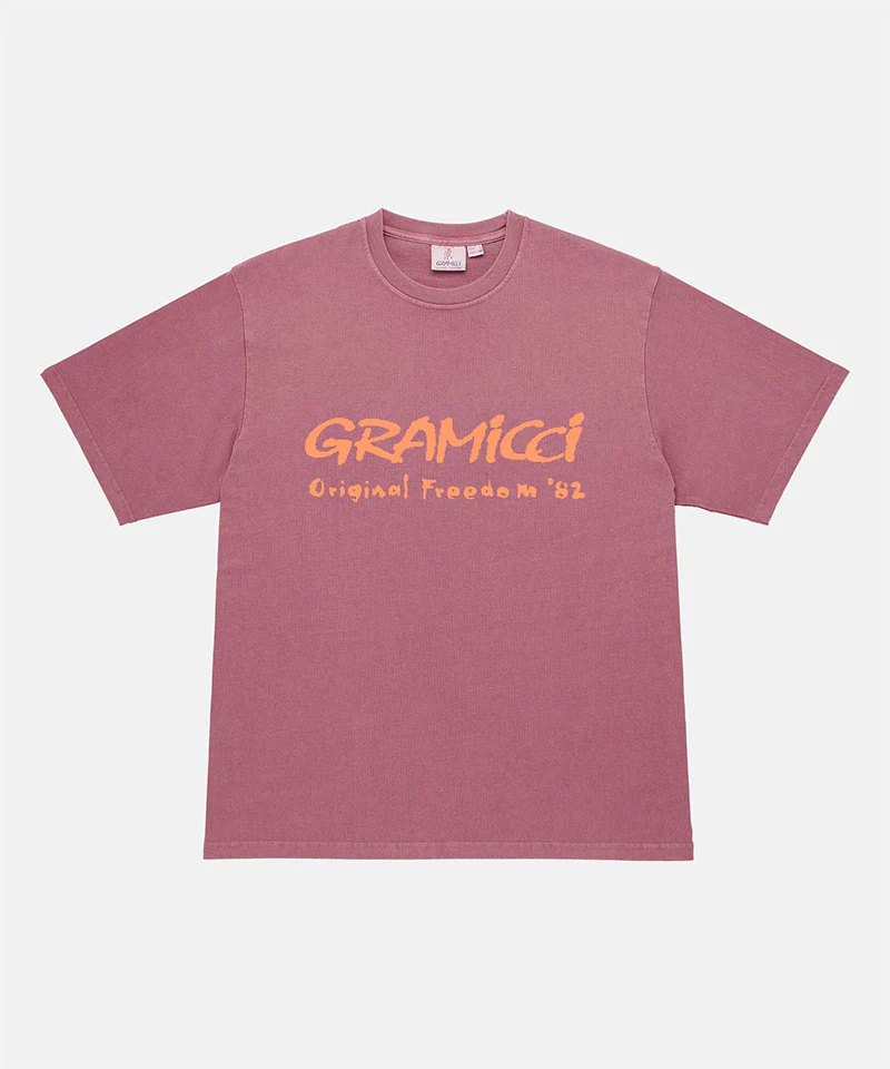 Gramicci - Freedom Tee Pigment Dyed in Red