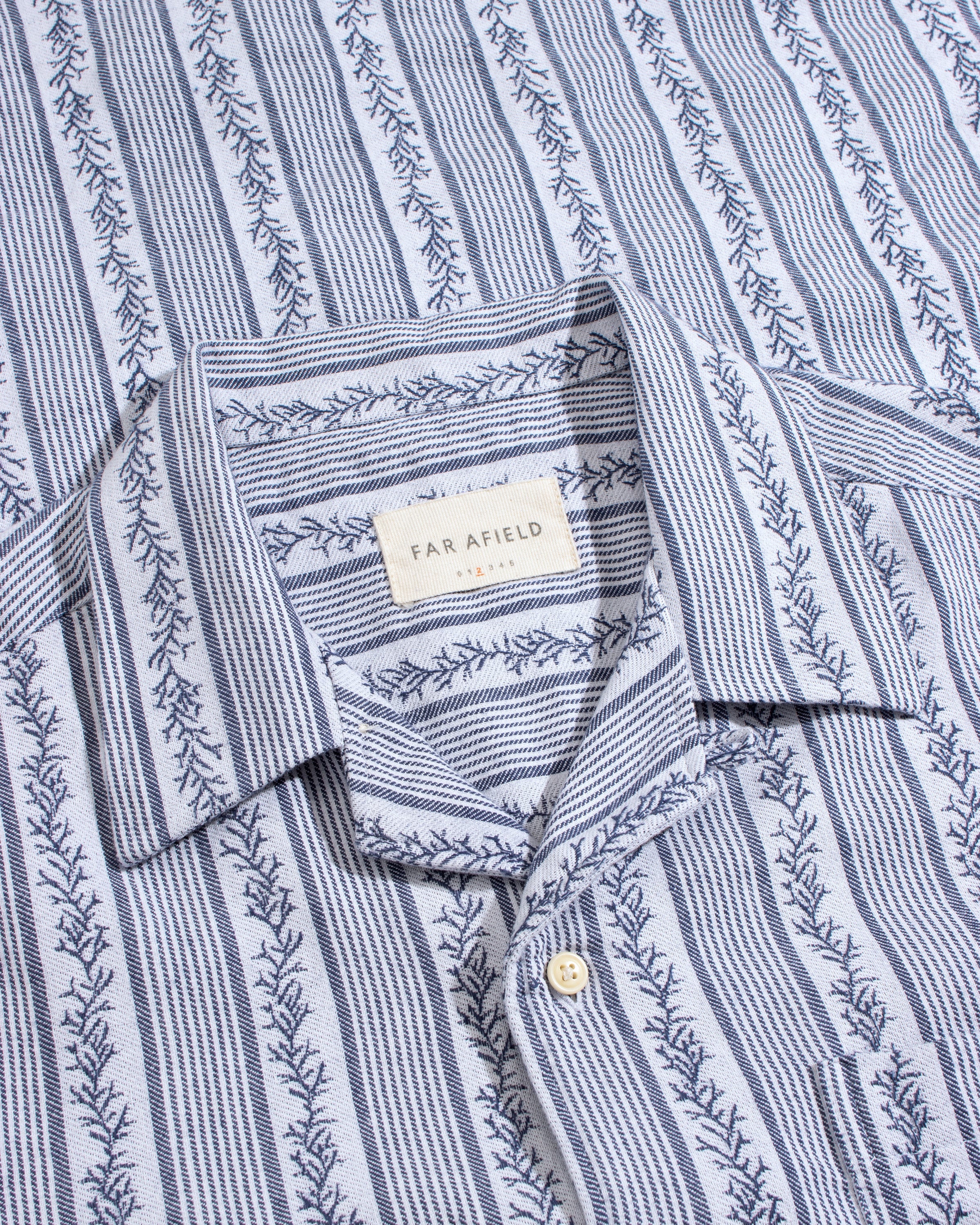 Far Afield - Selleck Shirt in Higher Stripe Floral