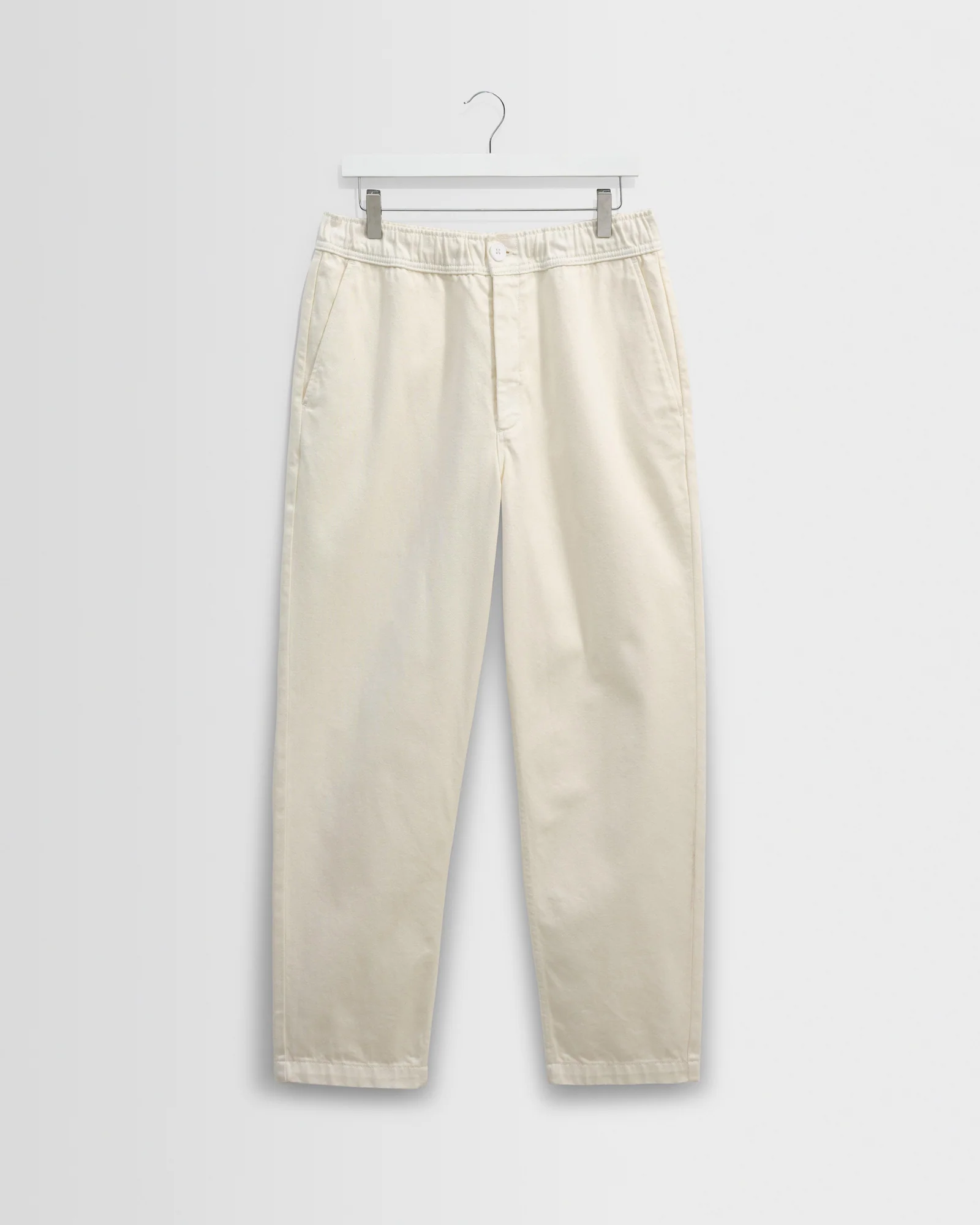 Wax London - Kurt Trouser in Off White Organic Cotton
