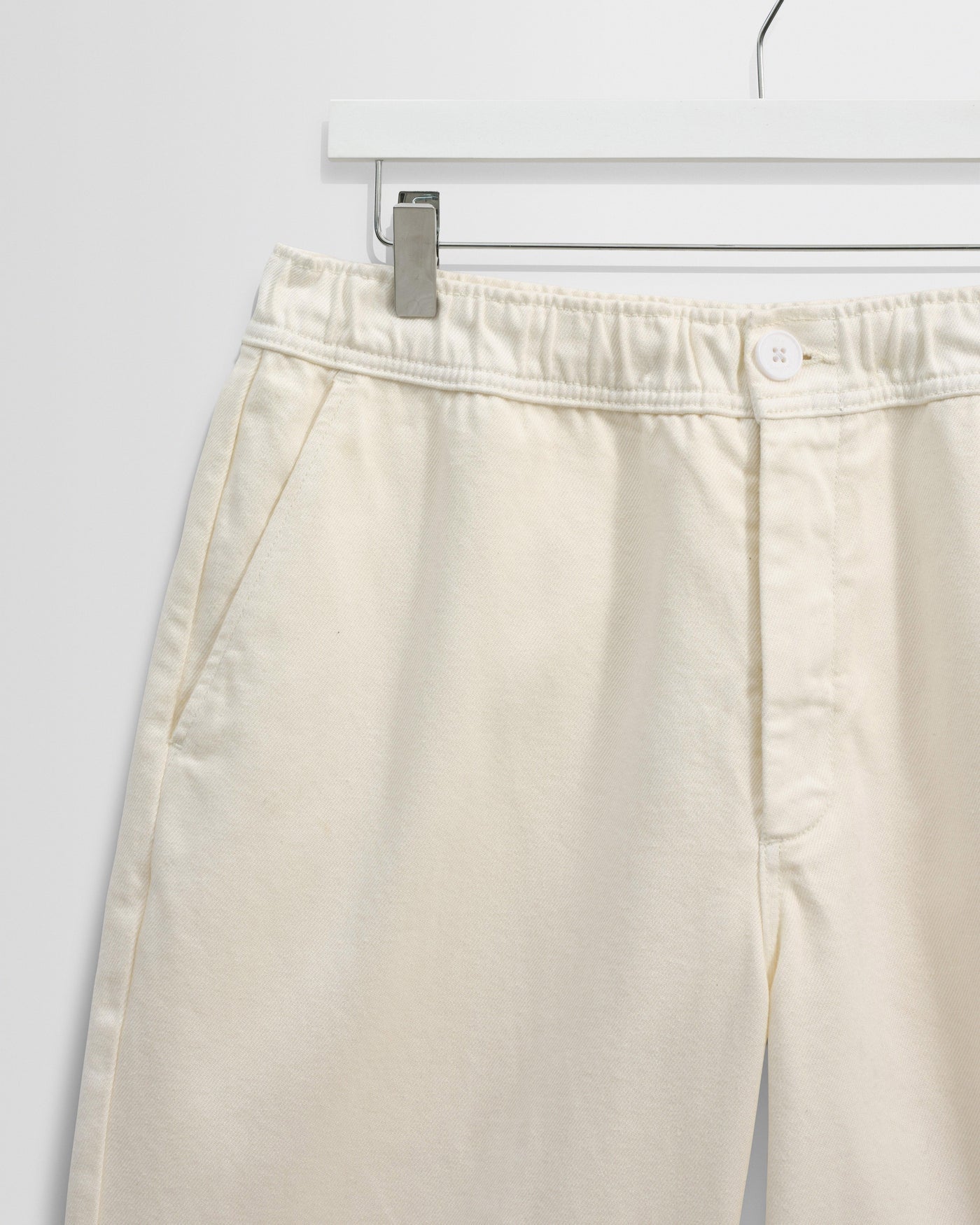Wax London - Kurt Trouser in Off White Organic Cotton