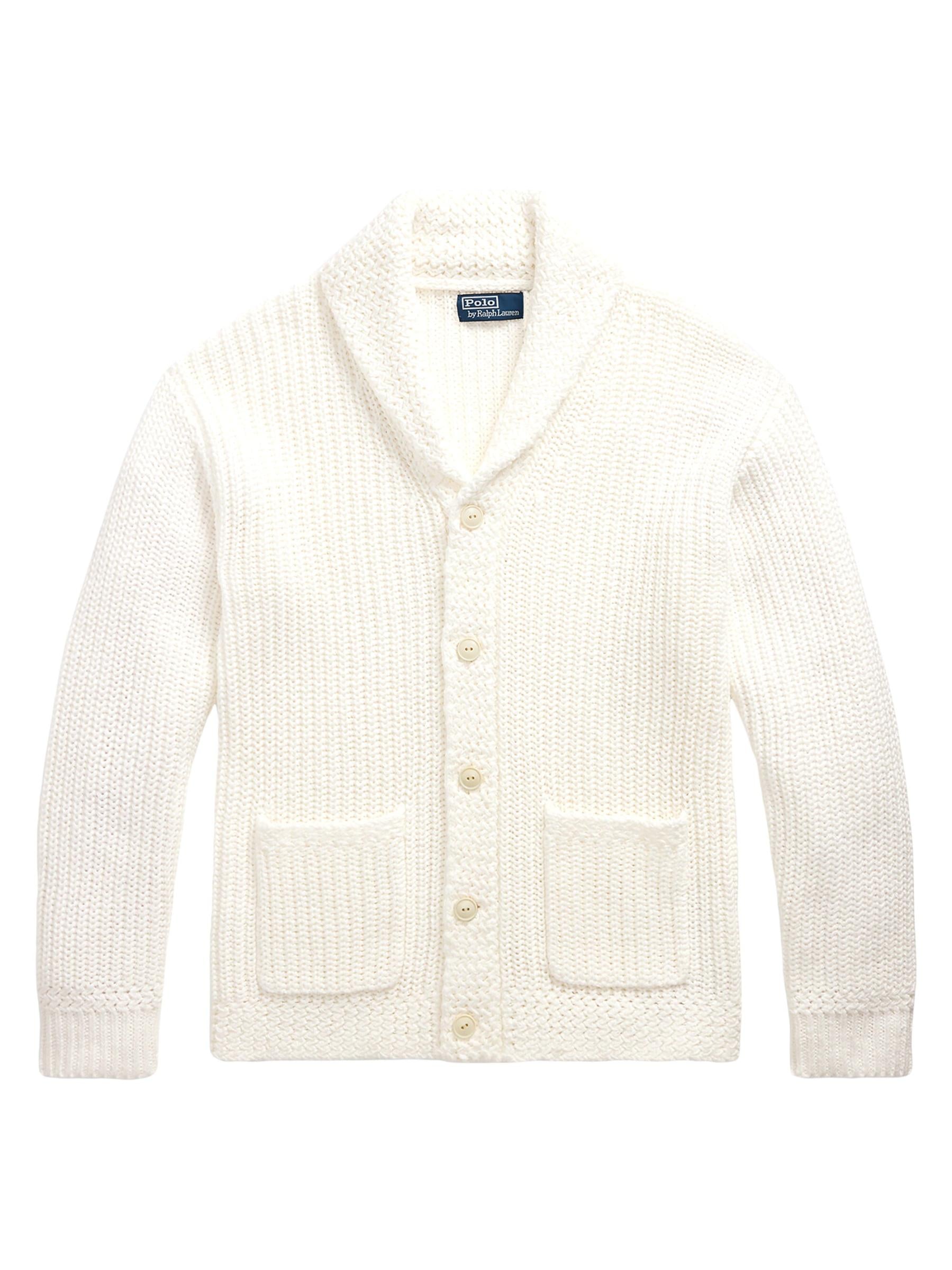 Polo Ralph Lauren- Linen-Cotton Shawl Cardigan