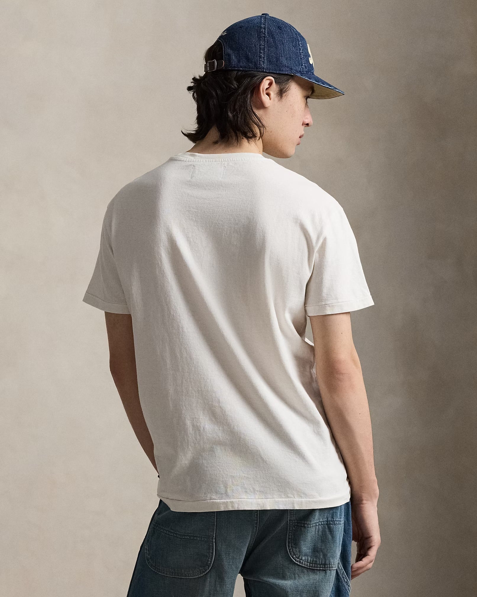 Polo Ralph Lauren - Classic Fit Jersey Graphic T-Shirt in Nevis White