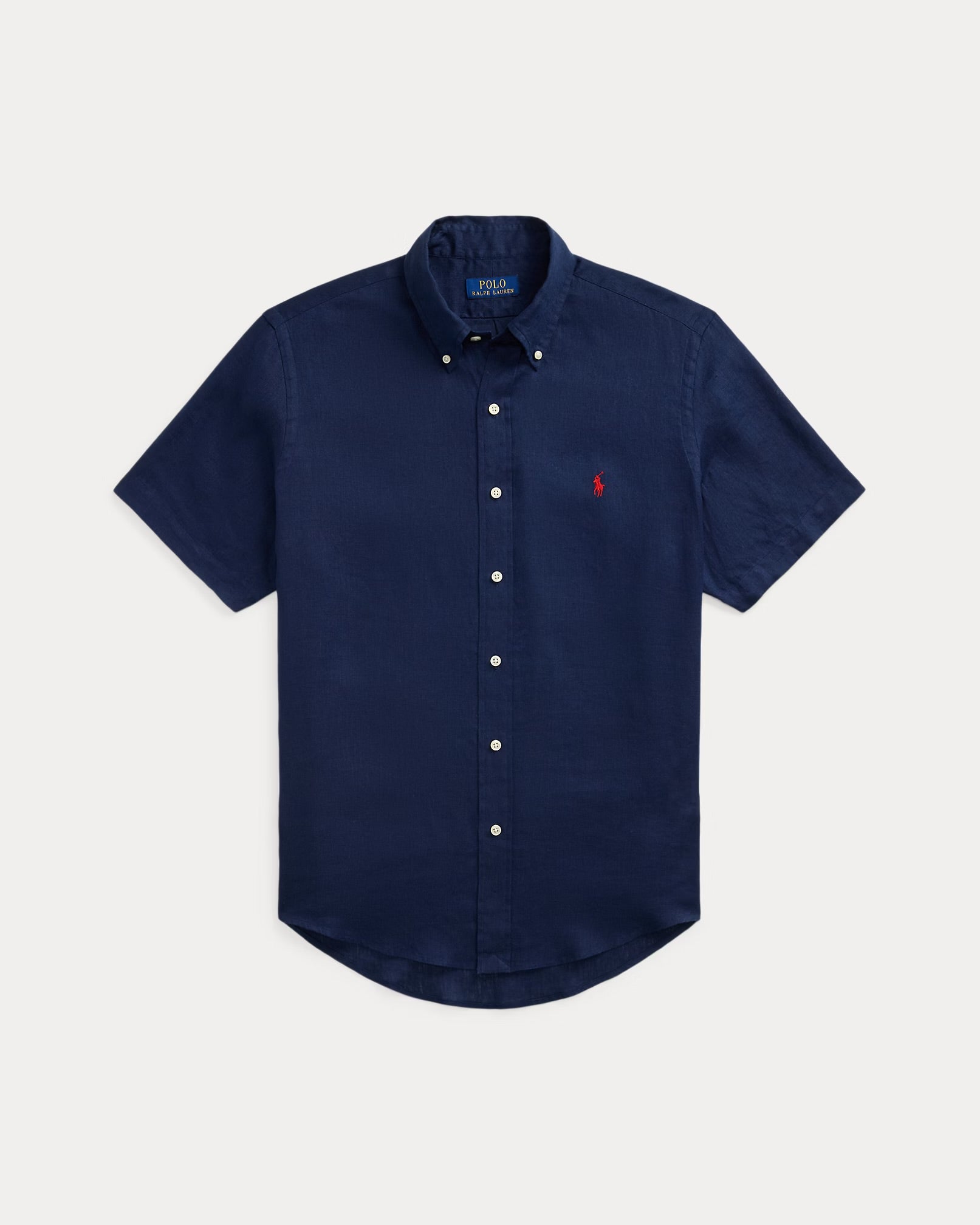 Polo Ralph Lauren - Classic Fit Linen Shirt Short Sleeve in Newport Navy