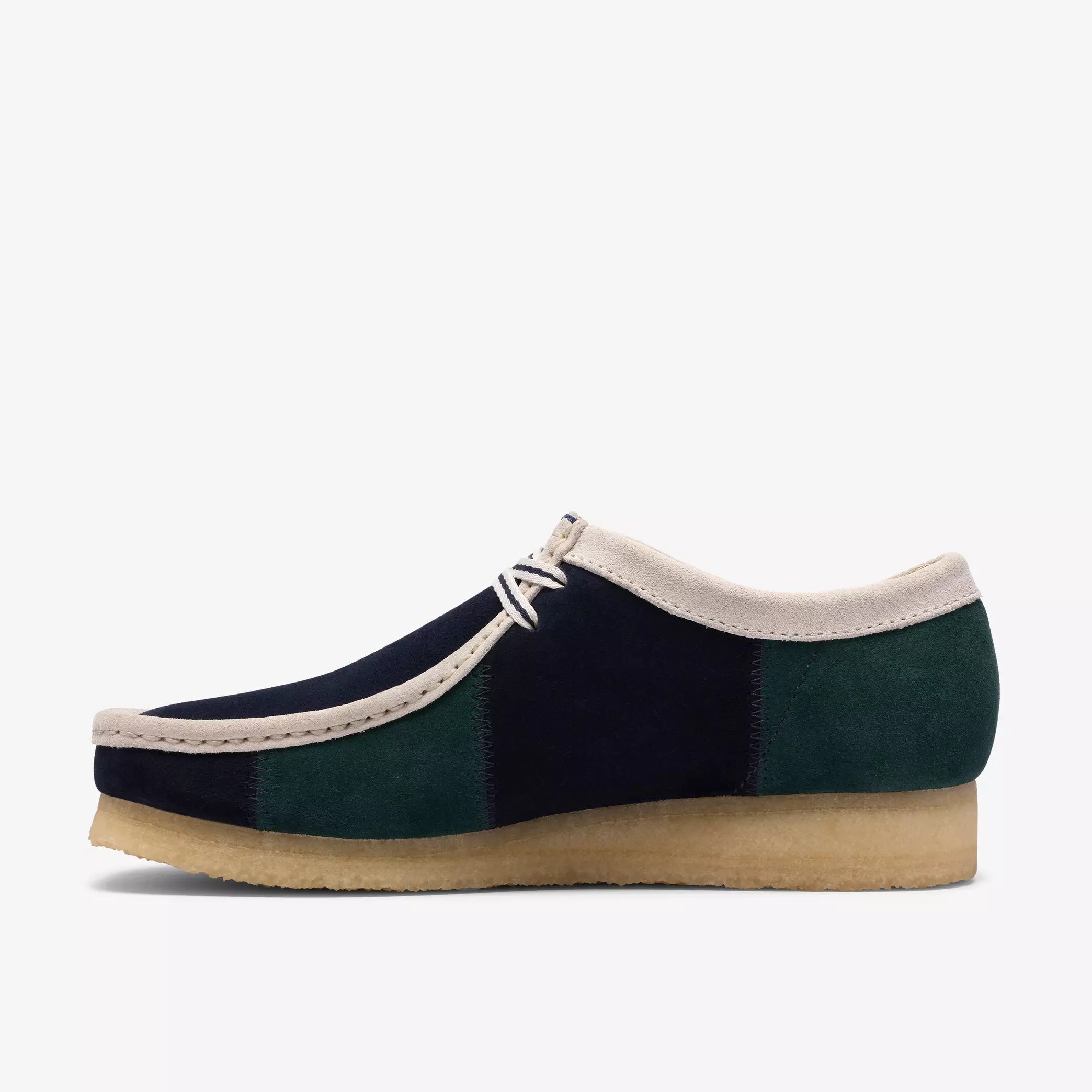 Clarks Originals - Wallabee in Blue/Green Stripe