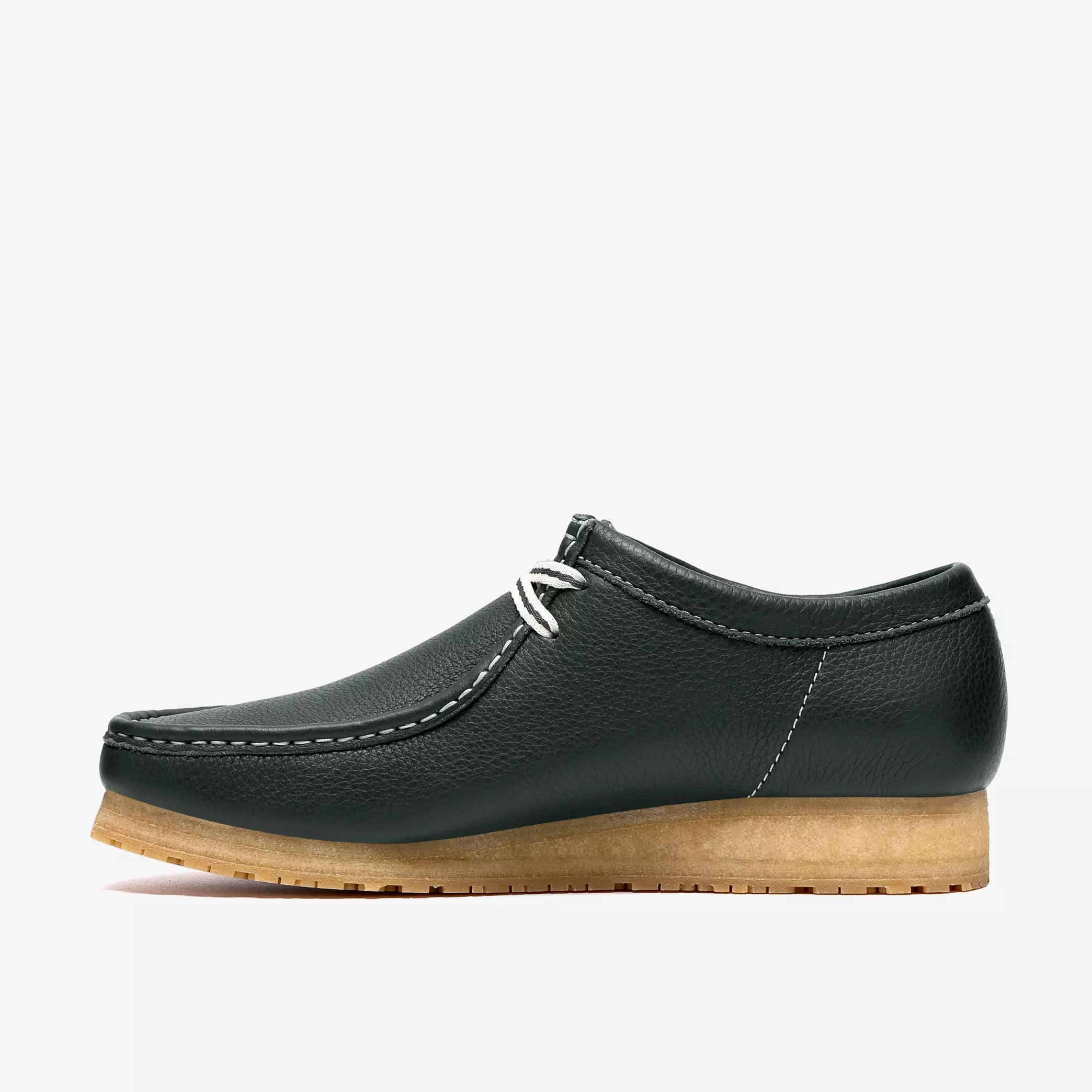 Clarks Originals - Wallabee RB in Dark Green Leather