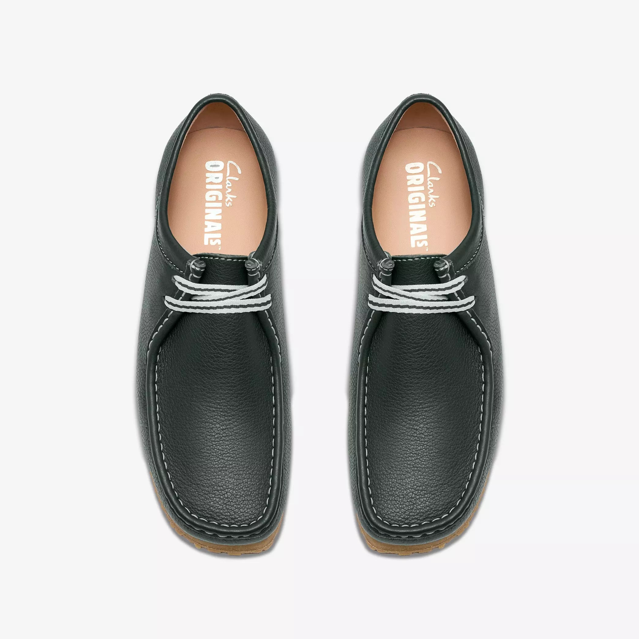 Clarks Originals - Wallabee RB in Dark Green Leather