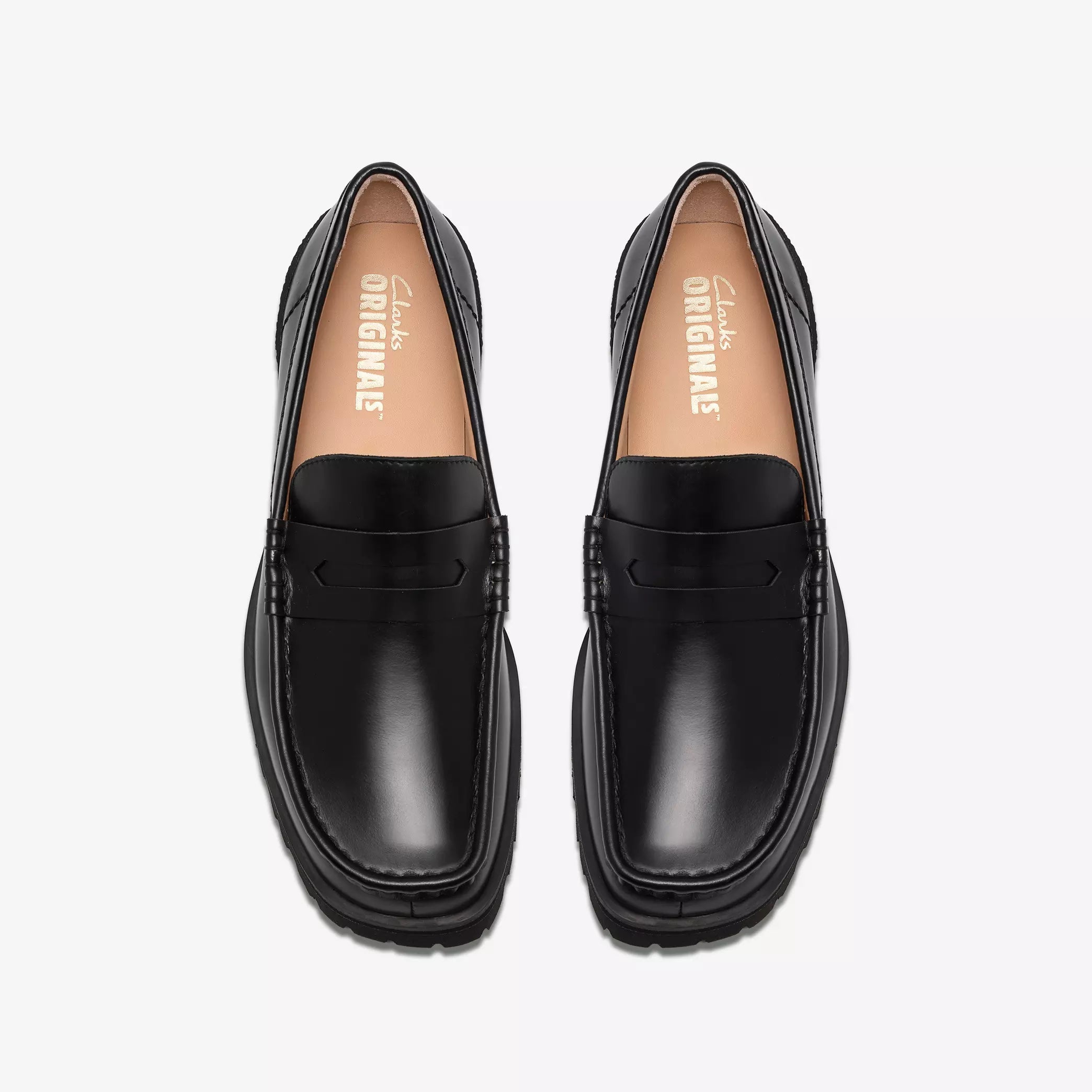 Clarks Originals - Yukonner Penny in Black Leather
