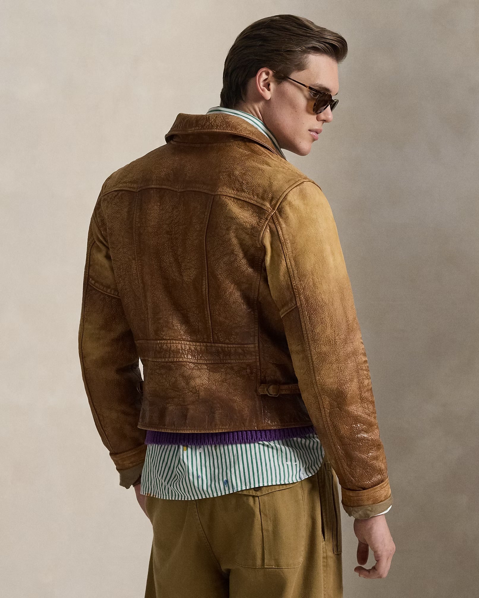 Polo Ralph Lauren - Leather Newsboy Jacket