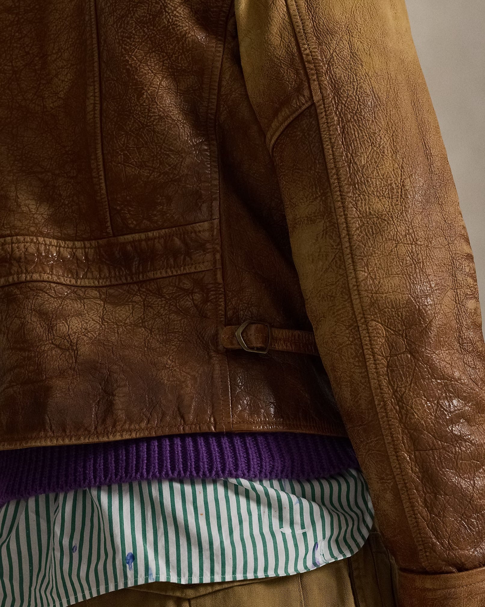 Polo Ralph Lauren - Leather Newsboy Jacket