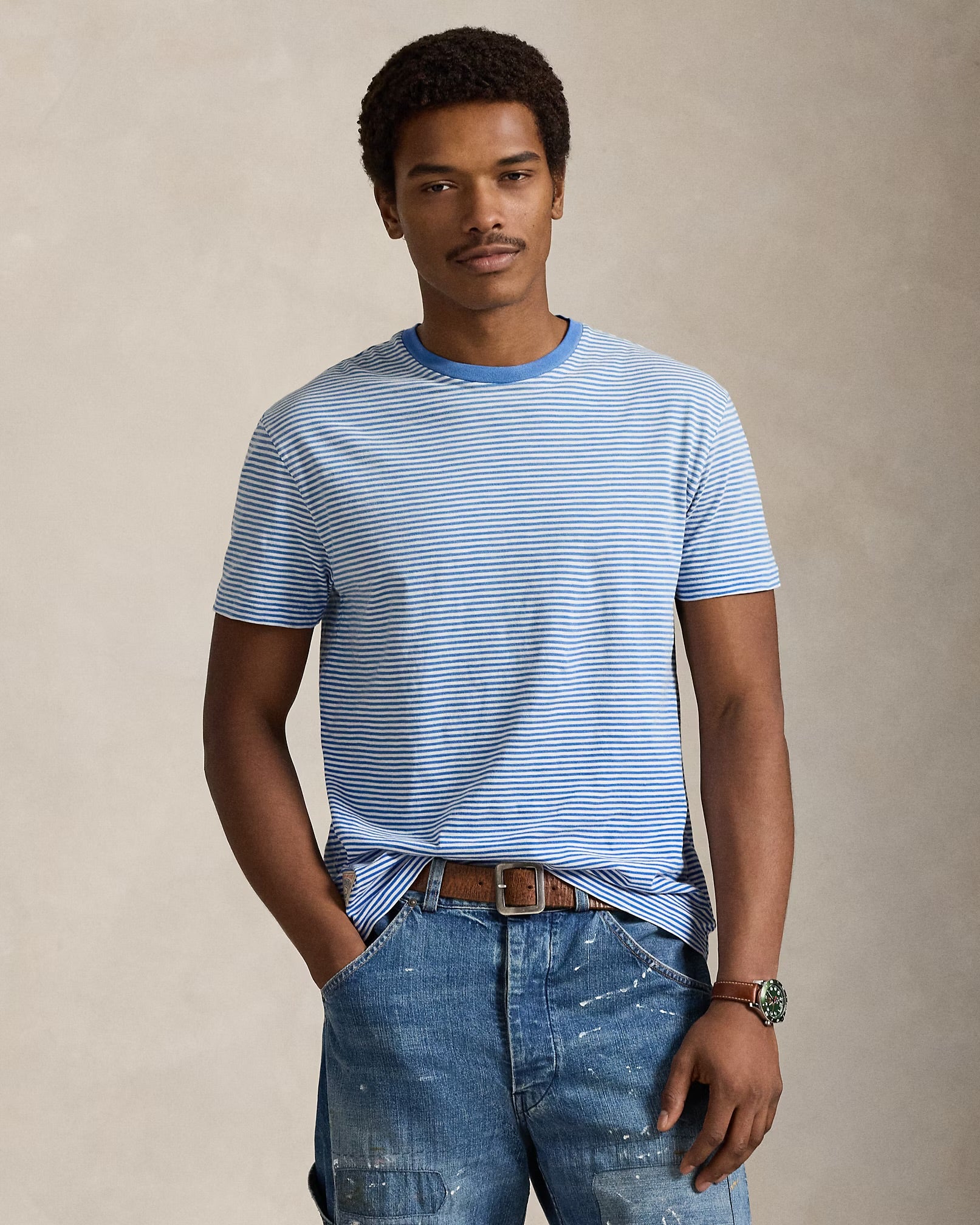 Polo Ralph Lauren - Classic Fit Striped Jersey T-Shirt