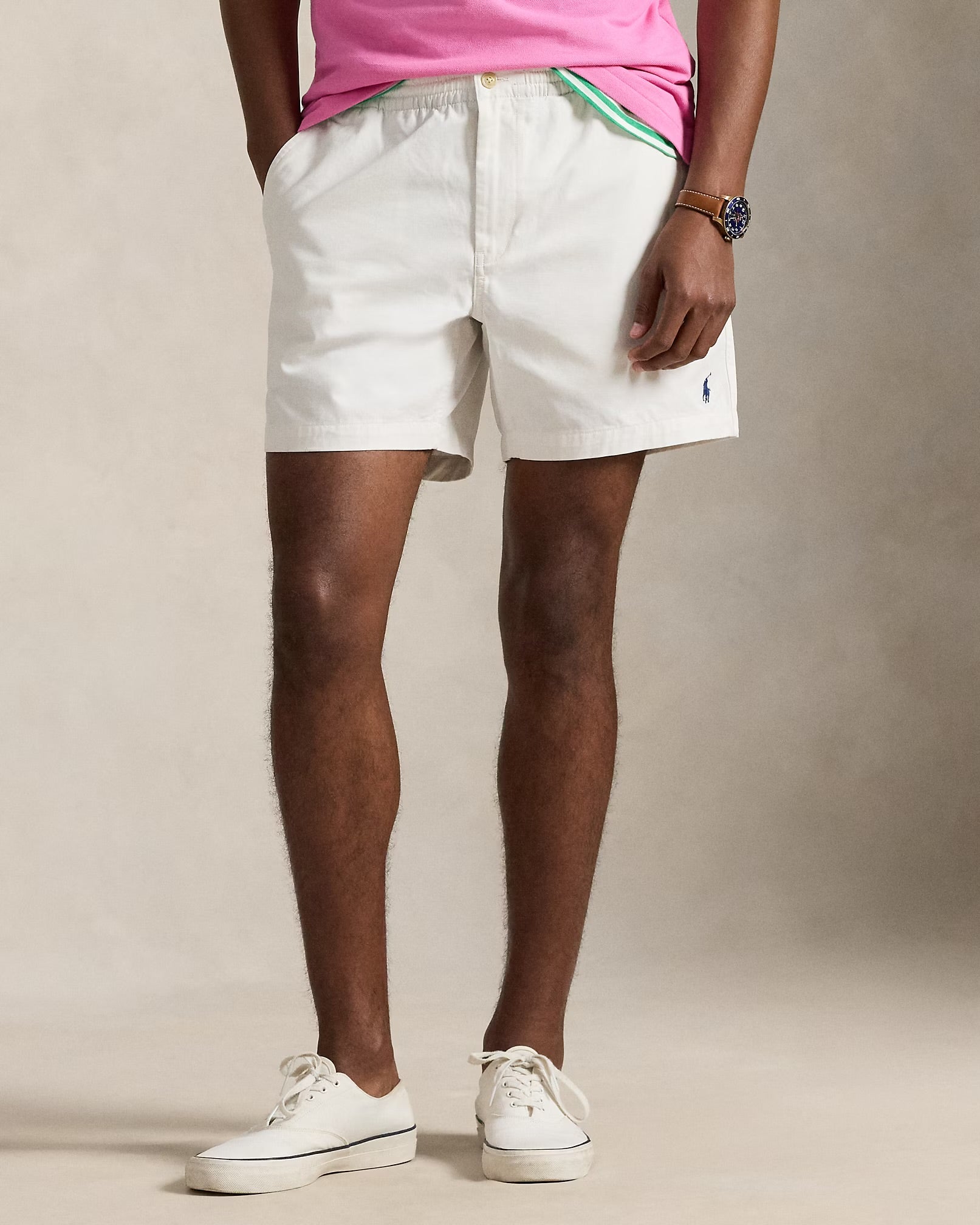 Polo Ralph Lauren - 6-Inch Polo Prepster Stretch Chino Short in Deckwash White