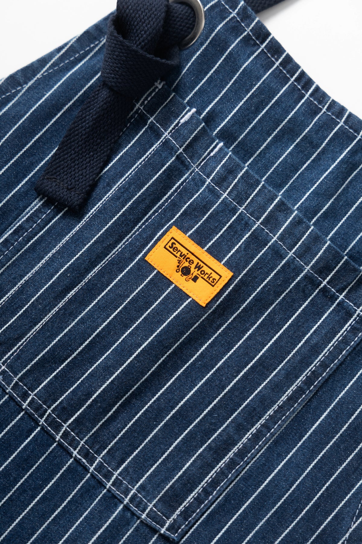 Service Works - Pinstripe Denim Apron