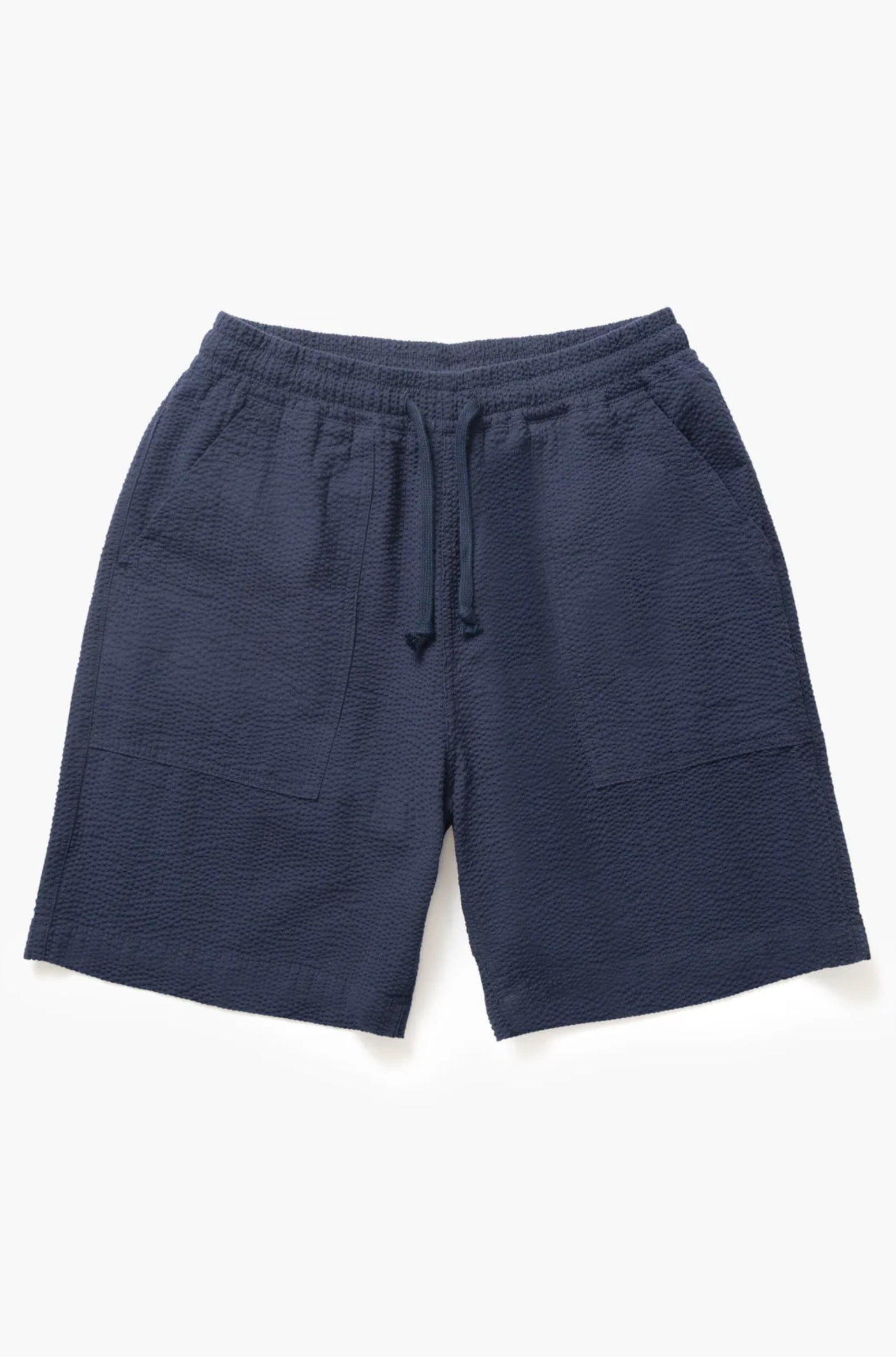 Service Works - Seersucker Chef Short in Dark Navy