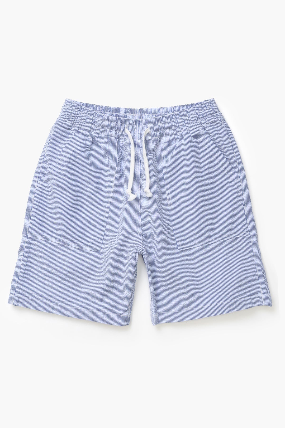 Service Works - Seersucker Chef Short in Navy Stripe
