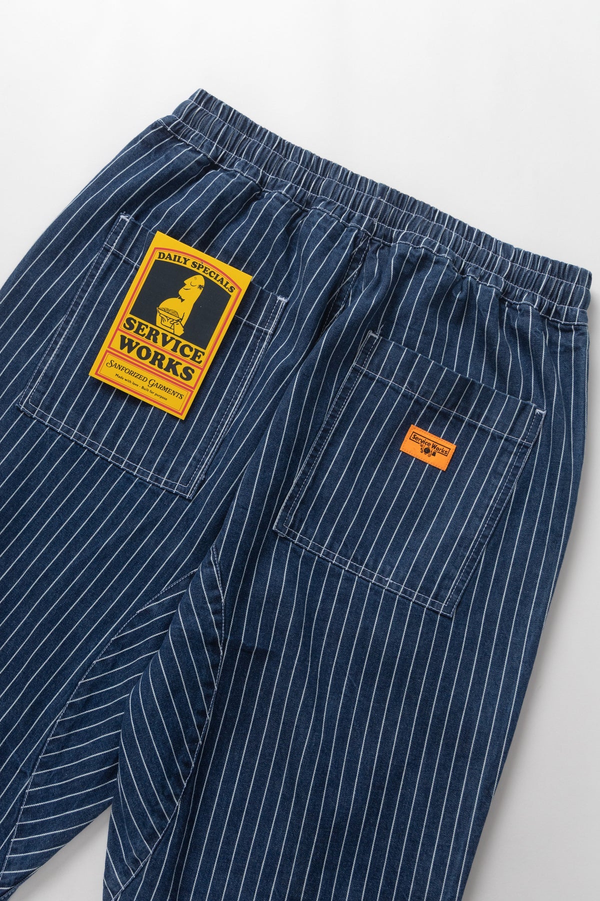 Service Works - Pinstripe Denim Chef Pants
