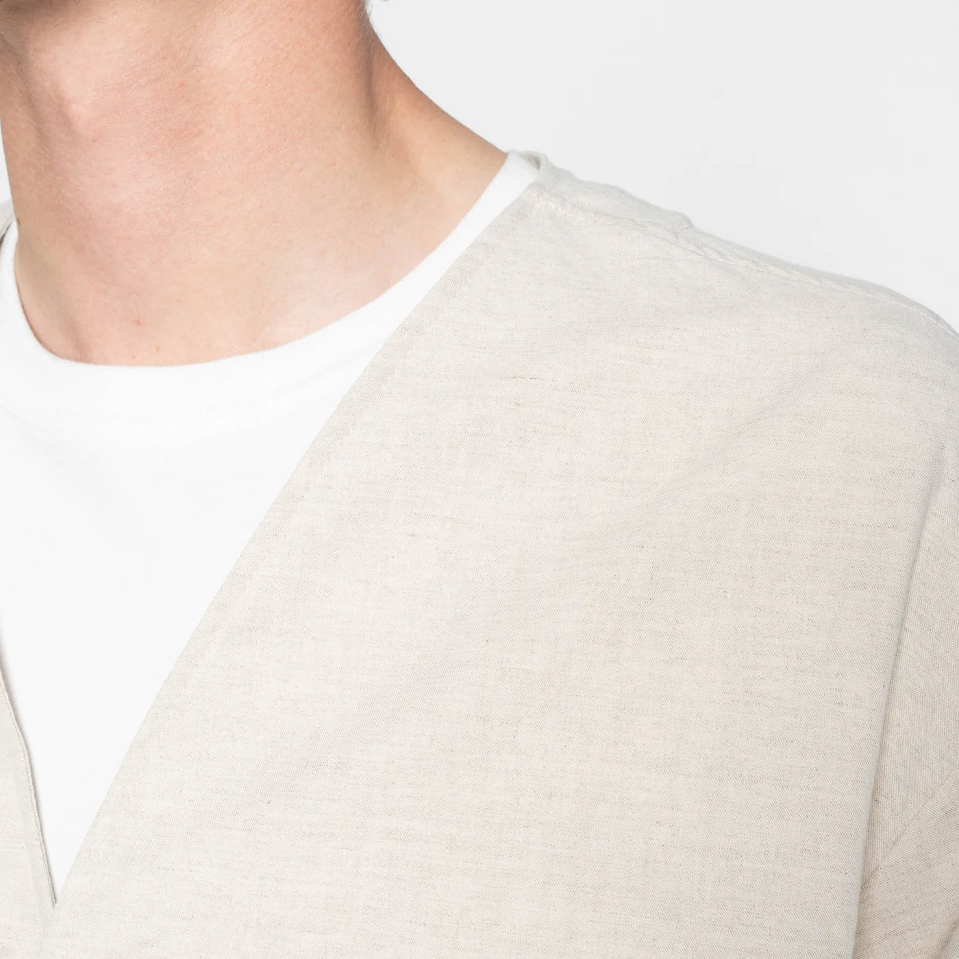 Naked & Famous - Wise Guy Jacket in Linen Blend Denim