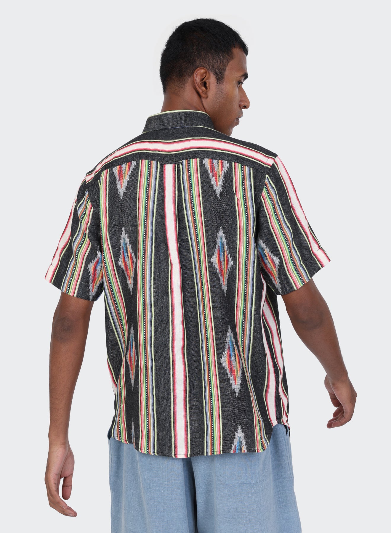 Kardo - Ron Ivy Button-Down in Jacquard Stripe