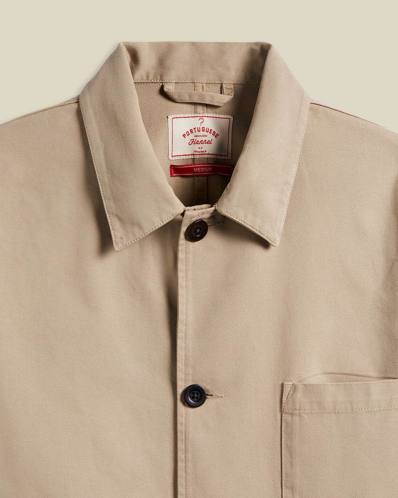 Portuguese Flannel - Labura Jacket in Sand