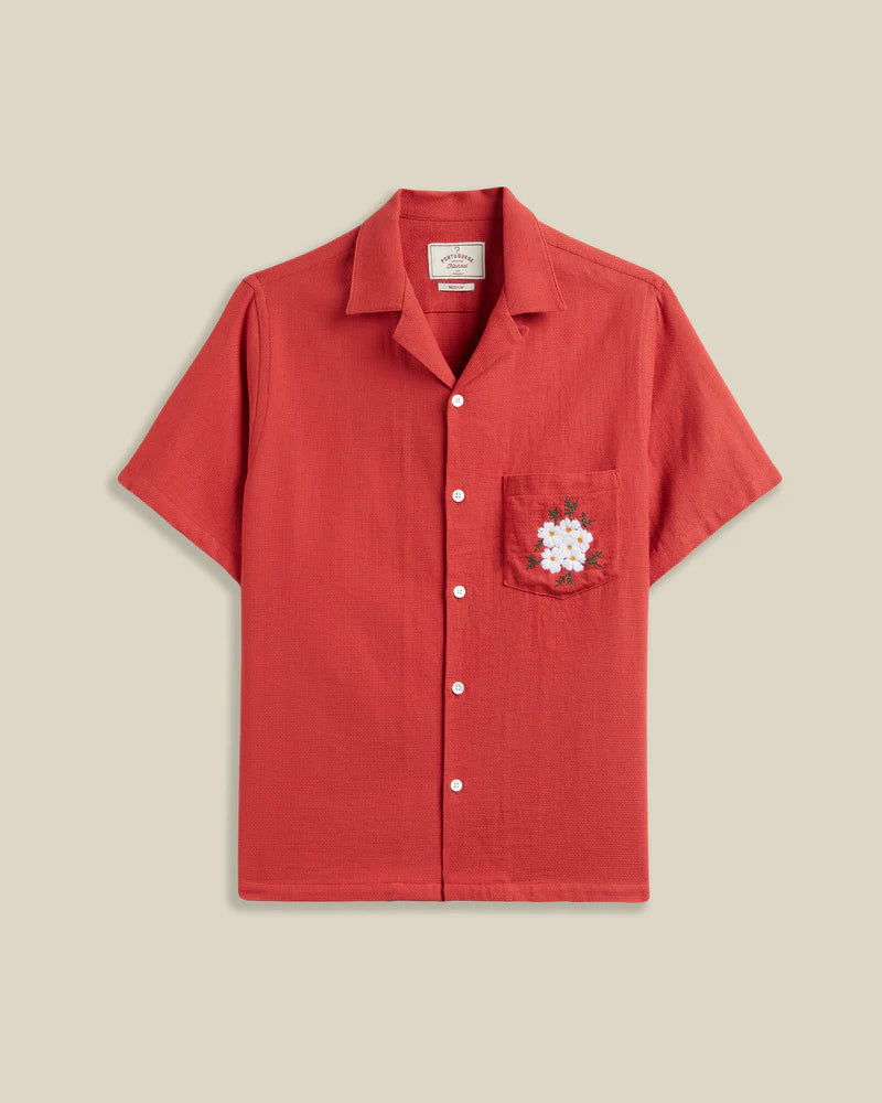 Portuguese Flannel - Embroidery Piquet in Clay