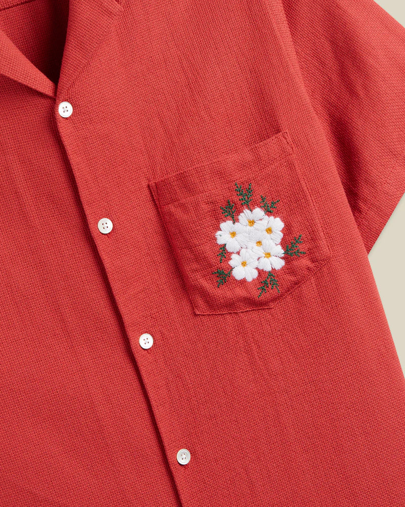 Portuguese Flannel - Embroidery Piquet in Clay
